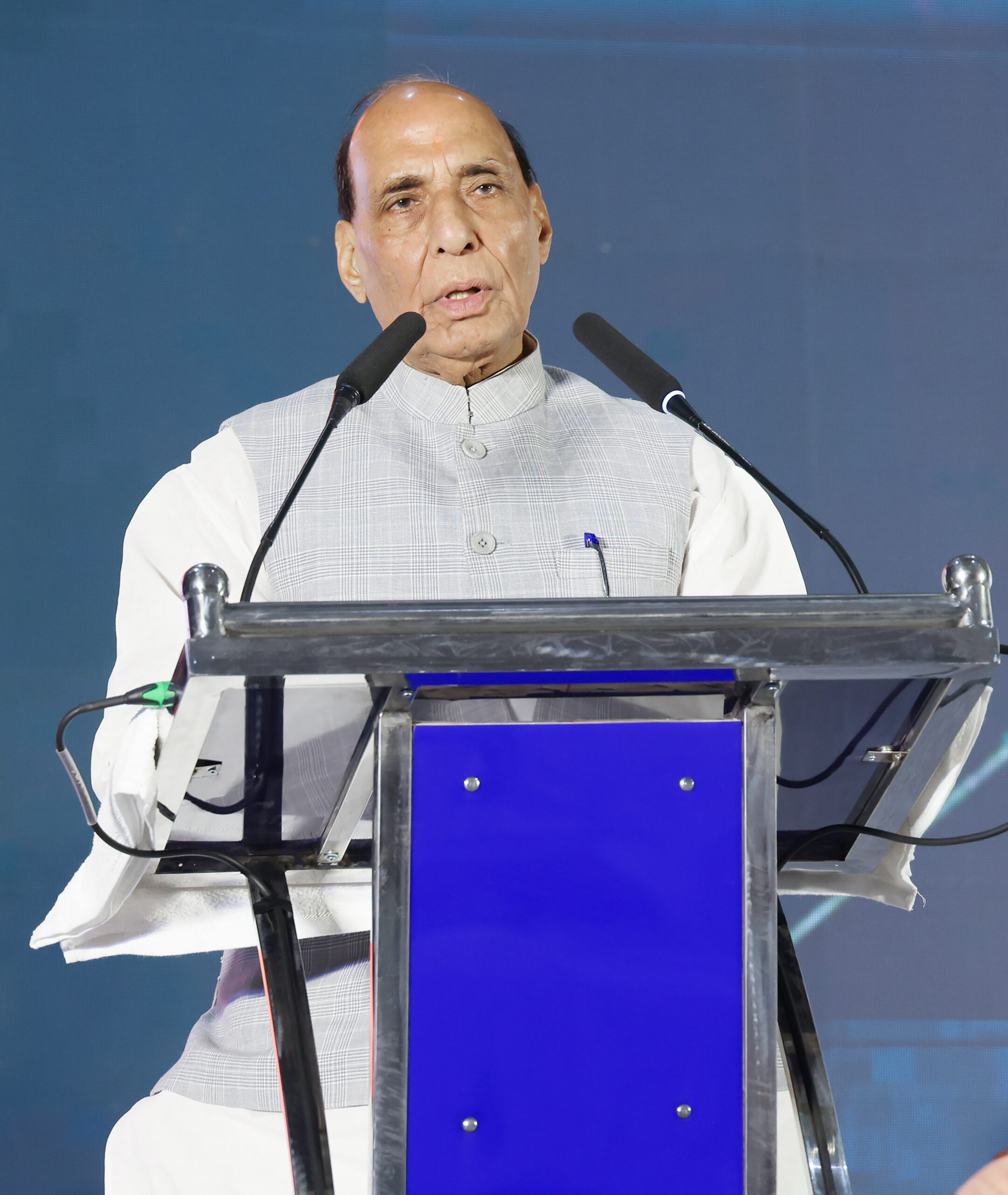 Kochi: Union Defence Minister Rajnath Singh addresses the inaugural ceremony of ‘Ramayana – One Epic Many Stories: Ram Katha across Bharat & beyond’, a three-day conclave, in Kochi, Kerala, on Friday, September 18, 2026. (Photo: IANS/PIB)