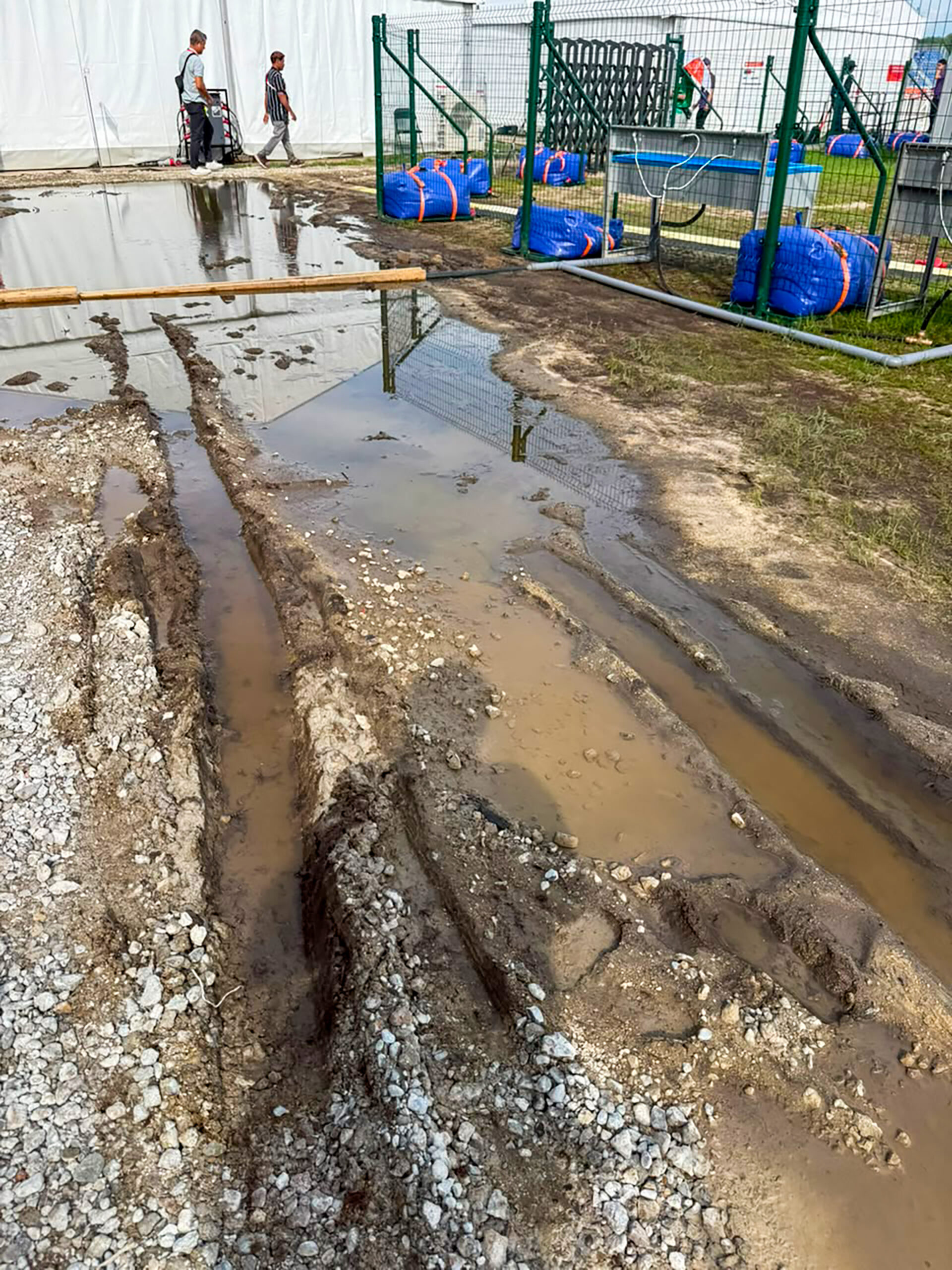 Nagoya: Waterlogged route at Asian Games cricket venue #Gallery Nagoya: Waterlogged route at Asian Games cricket venue #Gallery