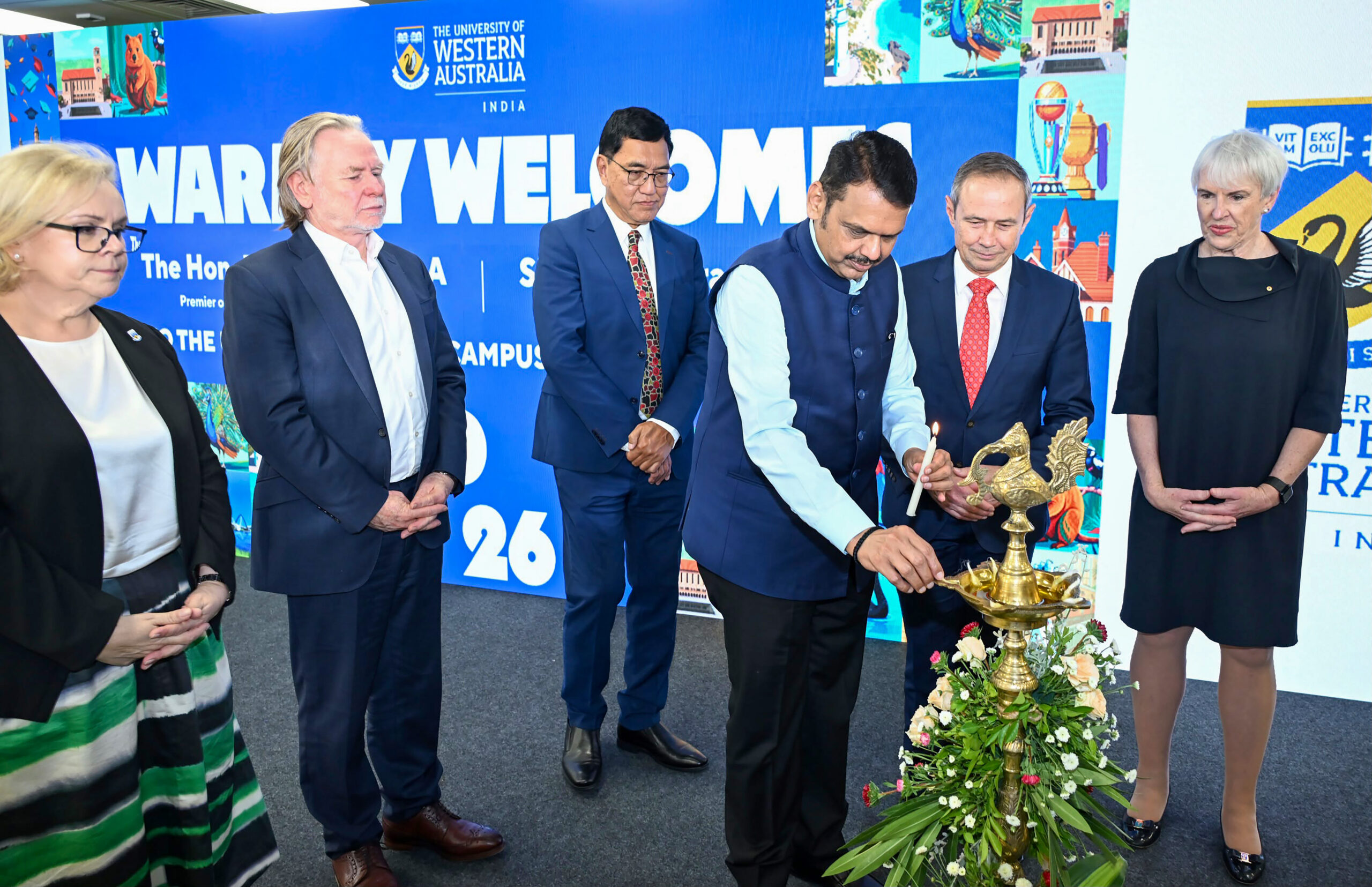 Mumbai: Devendra Fadnavis inaugurates University of Western Australia campus #Gallery Mumbai: Devendra Fadnavis inaugurates University of Western Australia campus #Gallery