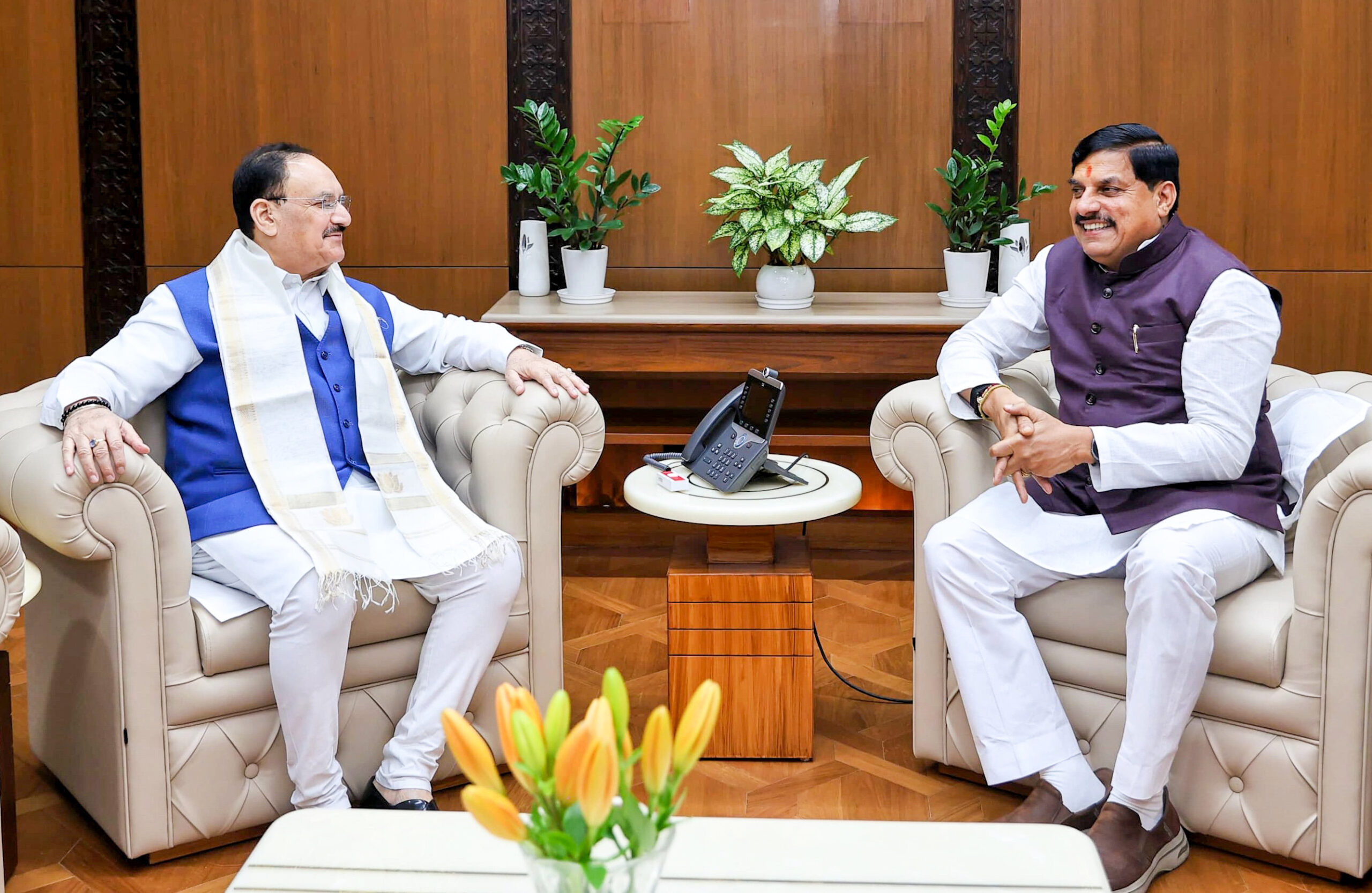 New Delhi: Mohan Yadav meets JP Nadda #Gallery New Delhi: Mohan Yadav meets JP Nadda #Gallery