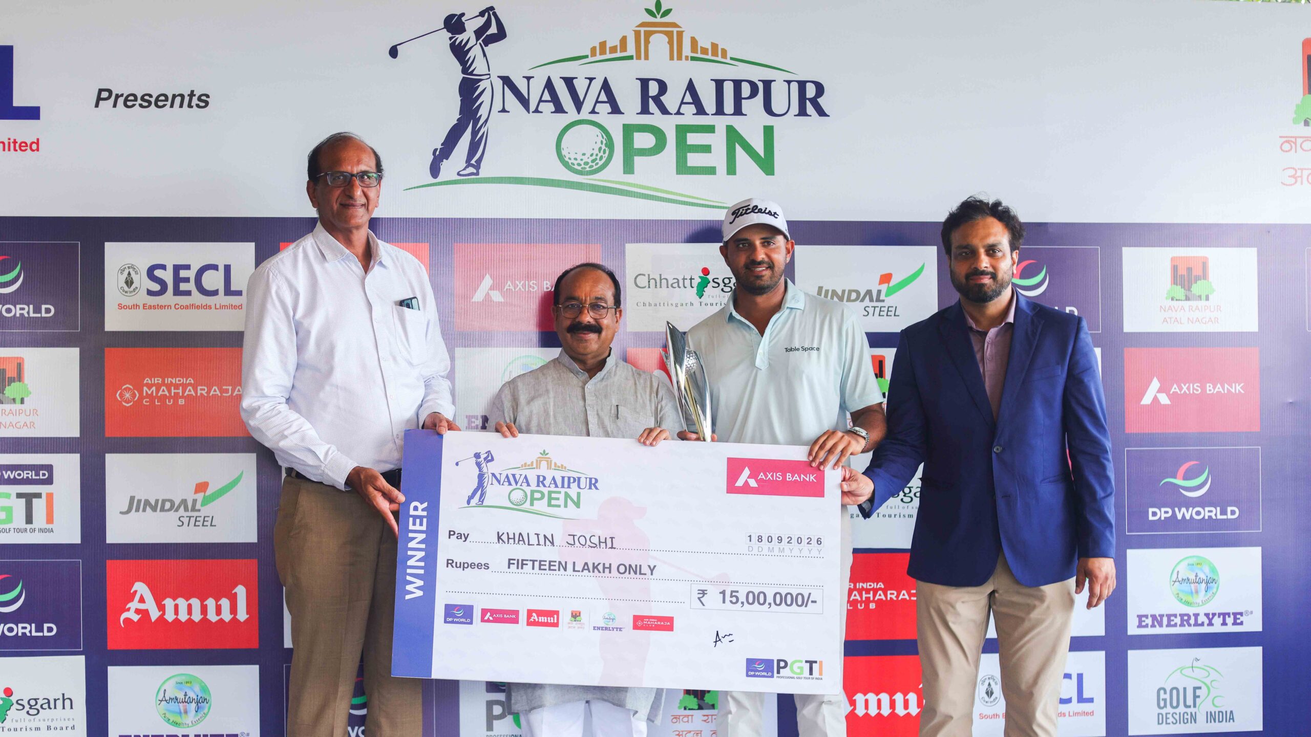 PGTI Tour: Khalin Joshi secures third title of the season, wins Nava Raipur Open 2026 PGTI Tour: Khalin Joshi secures third title of the season, wins Nava Raipur Open 2026