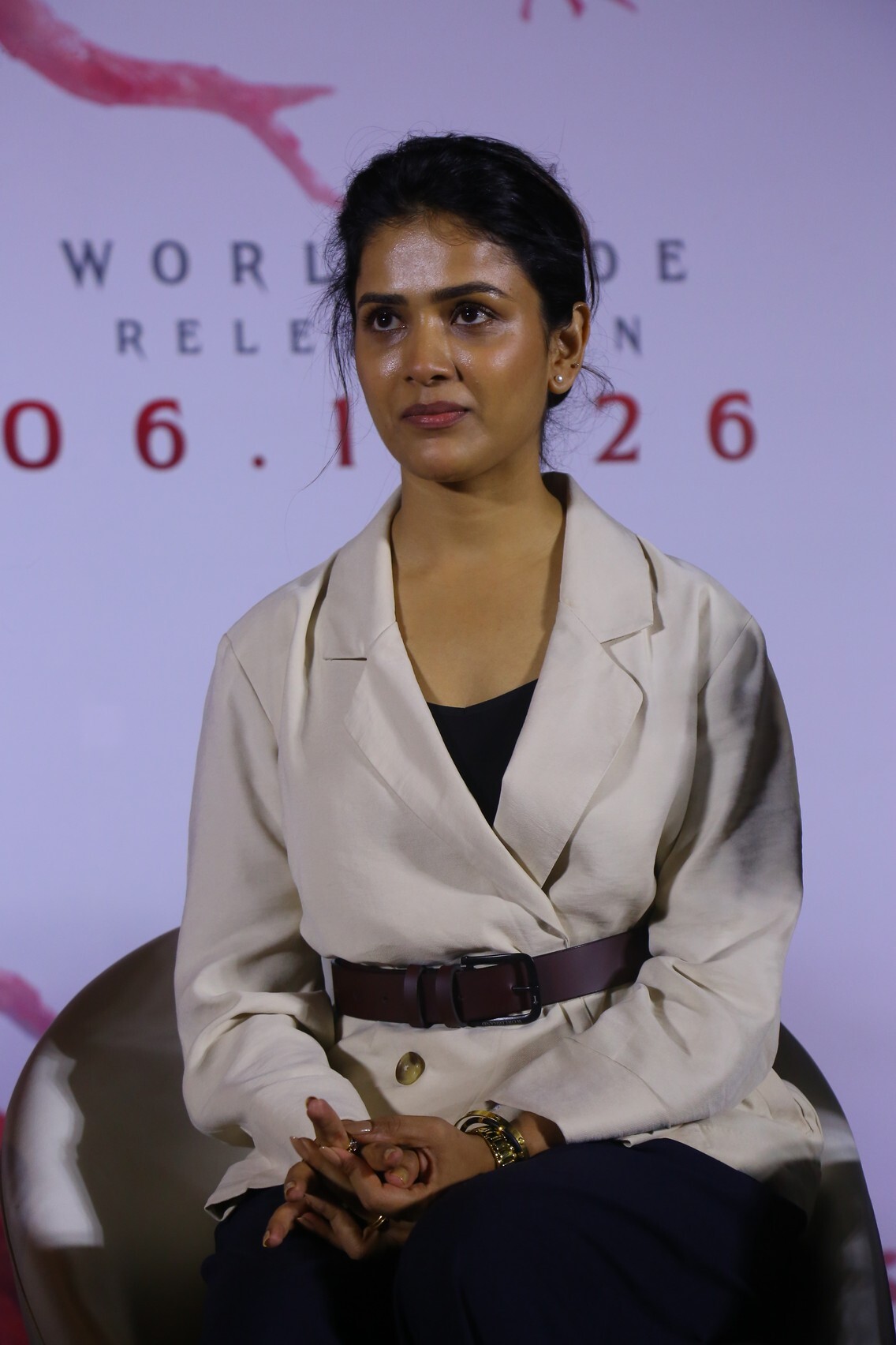 Actress Thanuja Puttaswamy Glam Stills From Hatah Movie Teaser Launch Actress Thanuja Puttaswamy Glam Stills From Hatah Movie Teaser Launch