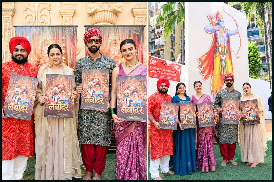 Meera Raaj, Shashi Bring Star Power to Ganpati Song 'Lambodar' Launch at Andhericha Raja Meera Raaj, Shashi Bring Star Power to Ganpati Song 'Lambodar' Launch at Andhericha Raja