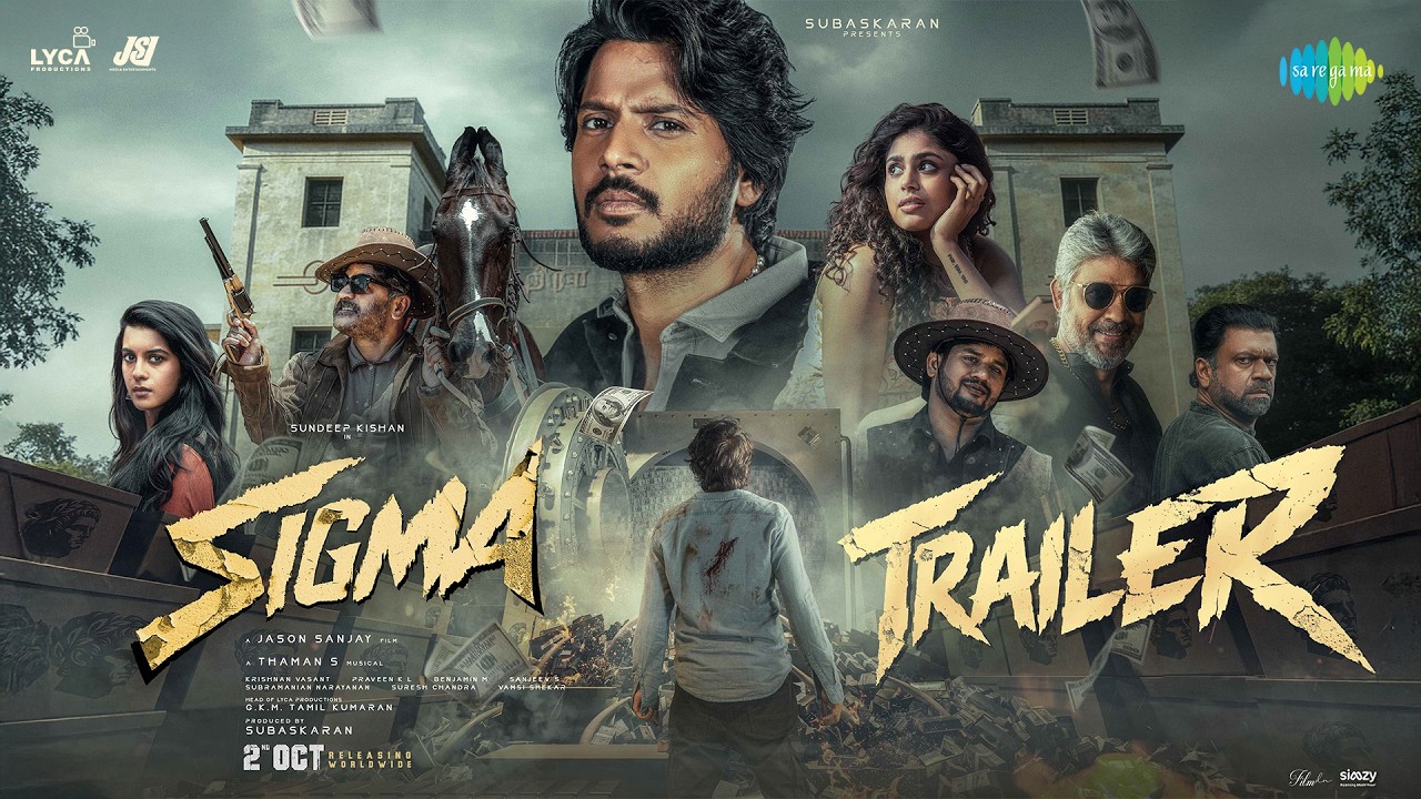 Sigma (Telugu) - Official Trailer | Sundeep Kishan, Faria Abdullah | Jason Sanjay | Lyca Productions [HD] (Video)