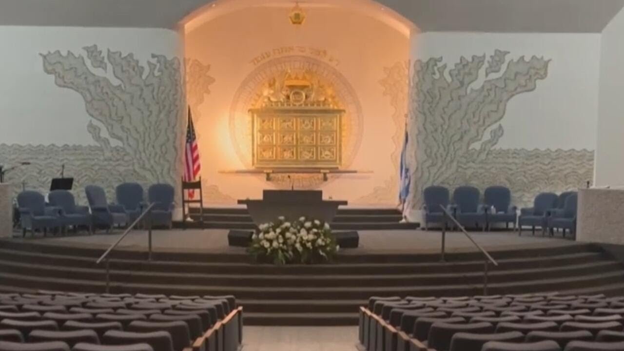 Congregation returns to Michigan synagogue for first time since terror attack (Video) Congregation returns to Michigan synagogue for first time since terror attack (Video)