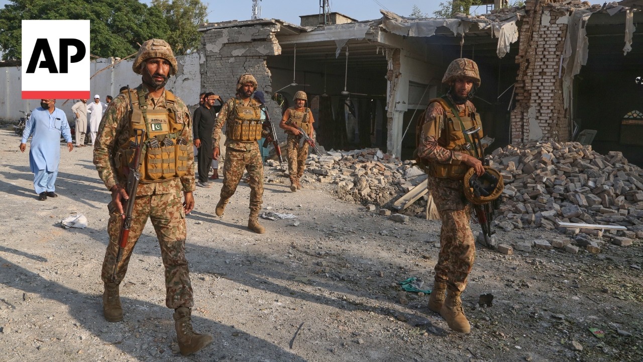 At least 21 dead in a bombing at a mosque near police offices in Pakistan (Video) At least 21 dead in a bombing at a mosque near police offices in Pakistan (Video)
