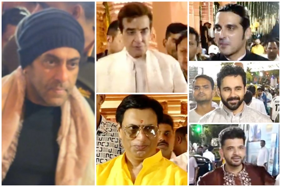 Salman Khan, Jeetendra, Karan Kundrra and More Attend Ashish Shelar's Ganpati Darshan in Bandra Salman Khan, Jeetendra, Karan Kundrra and More Attend Ashish Shelar's Ganpati Darshan in Bandra