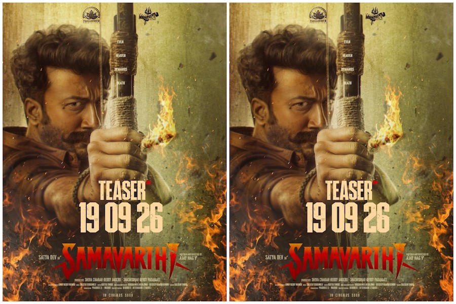 Satya Dev Unleashes His Fierce Avatar in Samavarthi Poster; Teaser Drops Soon Satya Dev Unleashes His Fierce Avatar in Samavarthi Poster; Teaser Drops Soon