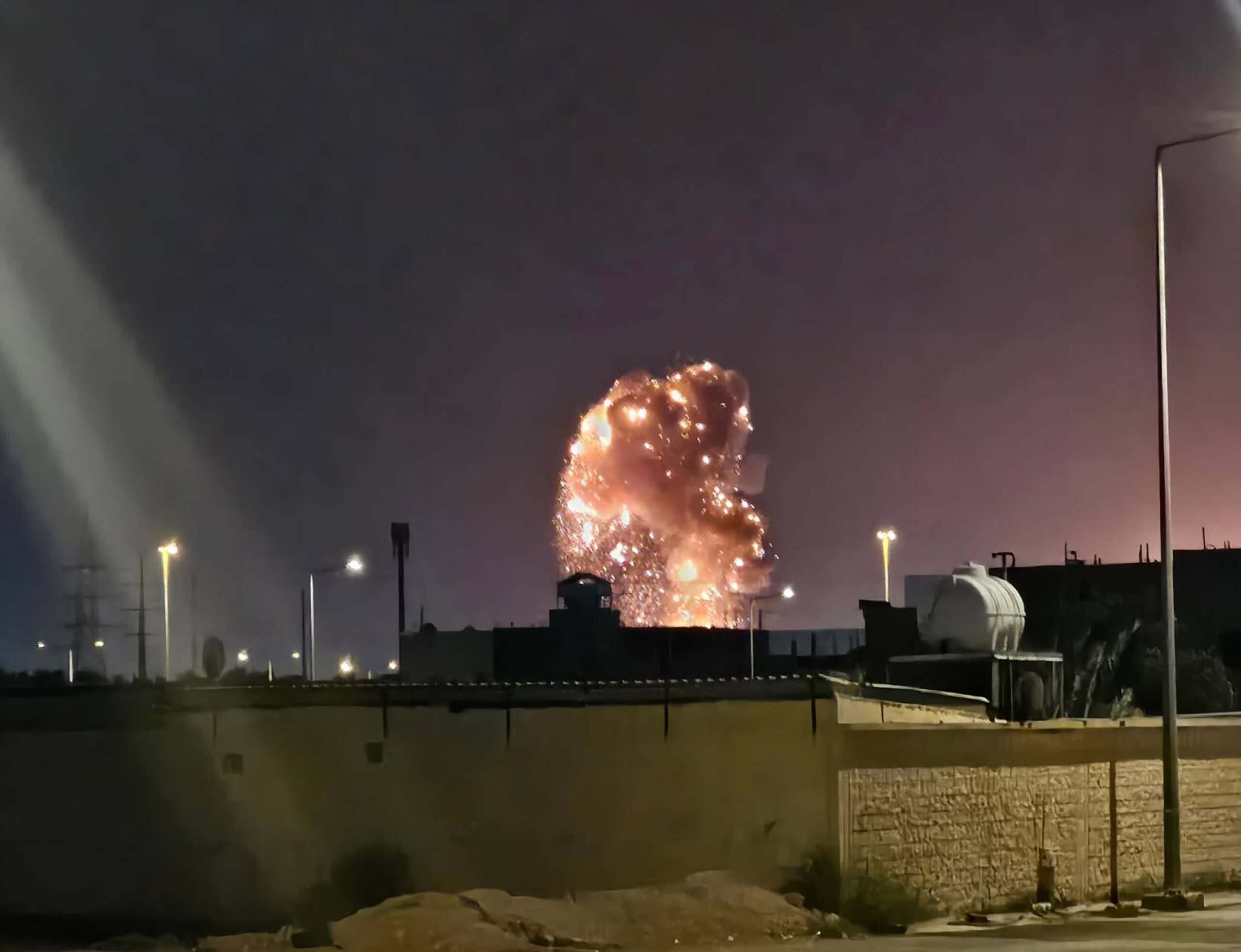 Riyadh: An explosion in Riyadh, Saudi Arabia on March 18, 2026. Saudi air defences intercepted 8 ballistic missiles launched toward Riyadh on Wednesday evening, the country's Ministry of Defence announced. (Photo: Xinhua via IANS)