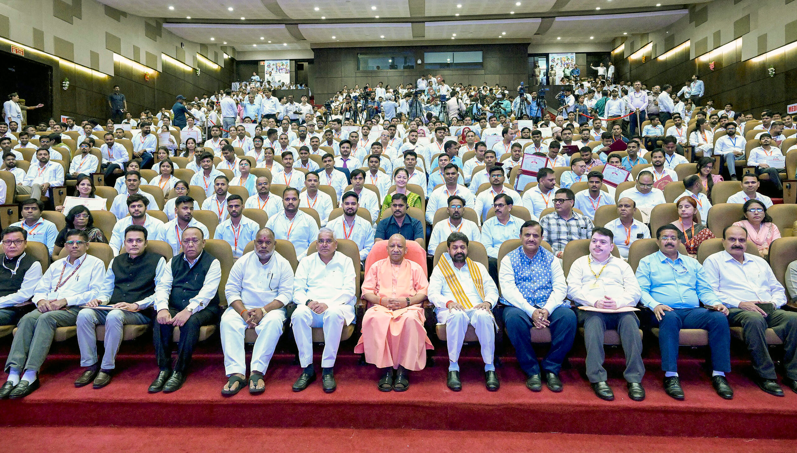 Lucknow: Yogi Adityanath distributes appointment letters #Gallery Lucknow: Yogi Adityanath distributes appointment letters #Gallery