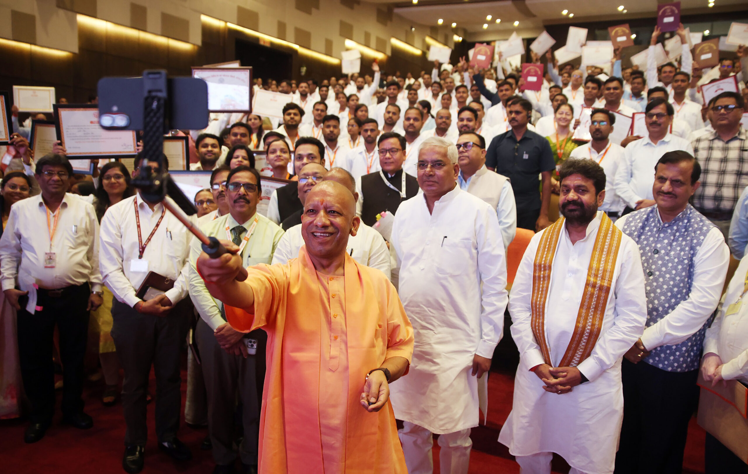 Lucknow: Yogi Adityanath distributes appointment letters #Gallery Lucknow: Yogi Adityanath distributes appointment letters #Gallery