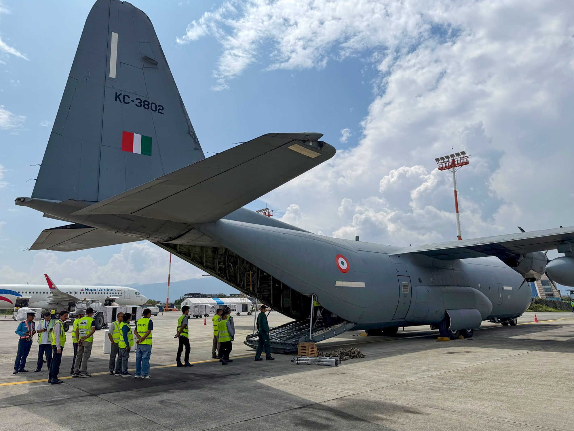 Kathmandu: India hands over 11 tonnes of relief supplies to Nepal #Gallery Kathmandu: India hands over 11 tonnes of relief supplies to Nepal #Gallery