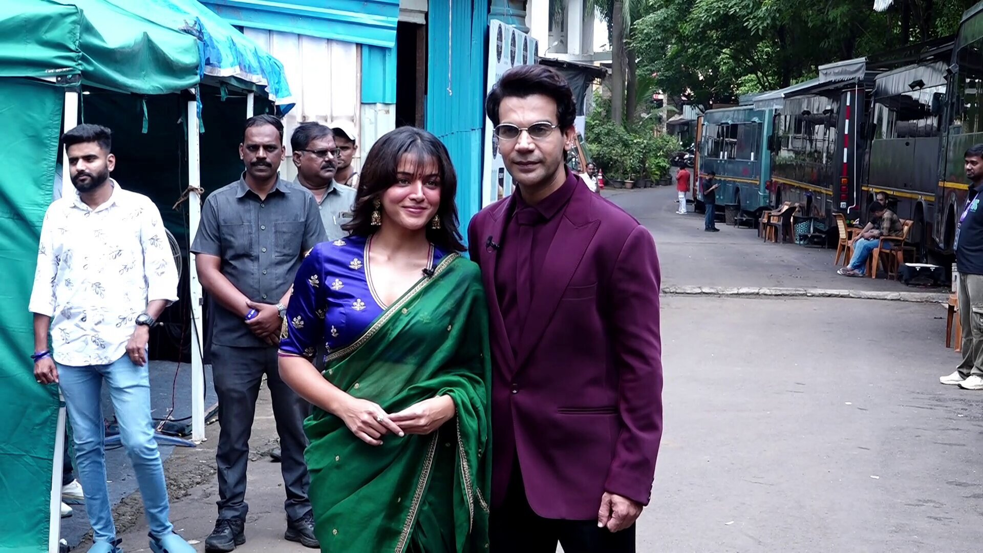Rajkummar Rao, Wamiqa Gabbi, And Renowned Lawyer Ujjwal Nikam Spotted Together On The Sets Of KBC - Gallery Rajkummar Rao, Wamiqa Gabbi, And Renowned Lawyer Ujjwal Nikam Spotted Together On The Sets Of KBC - Gallery