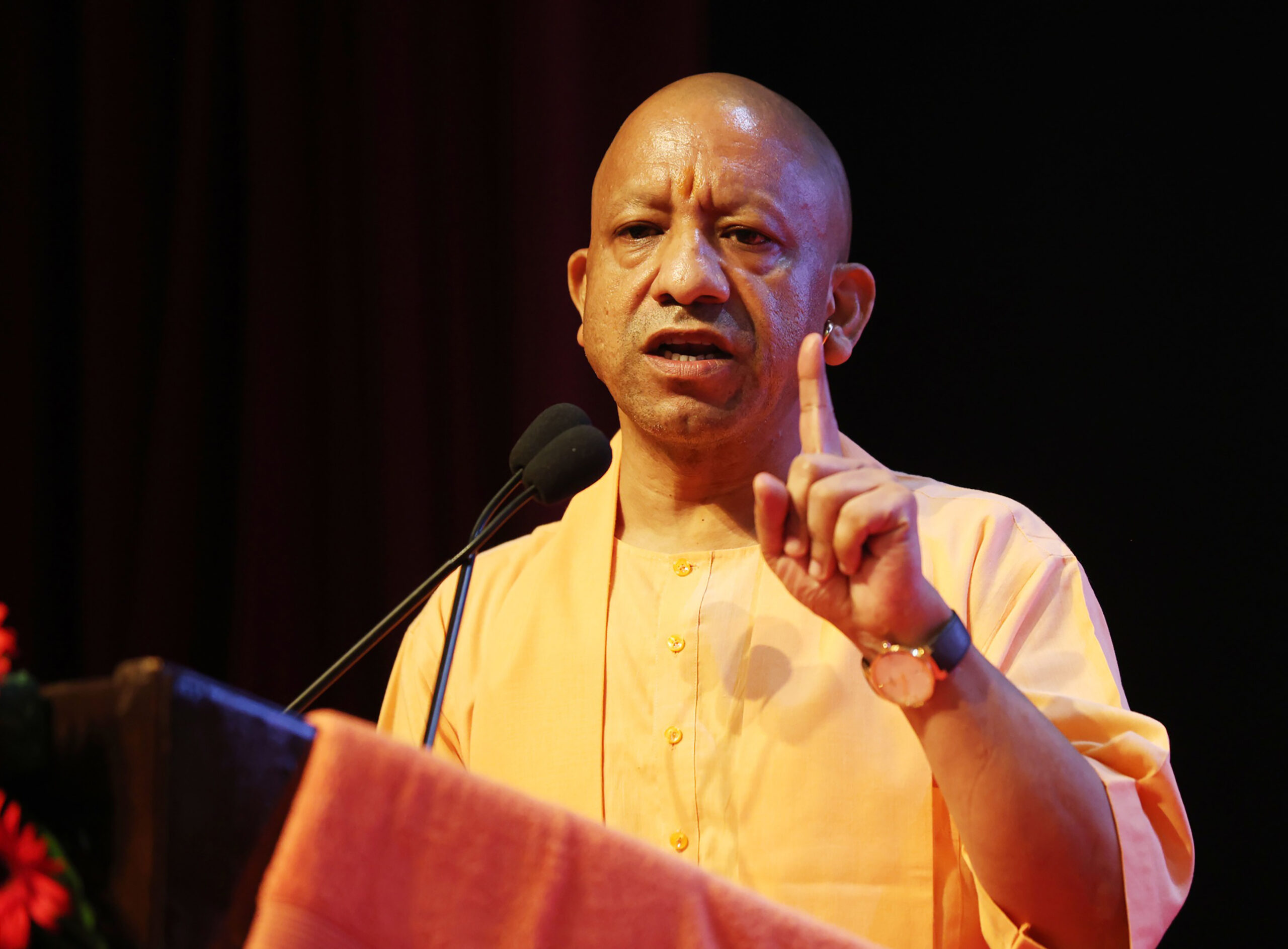 Lucknow: Uttar Pradesh Chief Minister Yogi Adityanath addresses a programme for the distribution of appointment letters to 818 candidates selected through the Uttar Pradesh Public Service Commission (UPPSC) and Uttar Pradesh Subordinate Services Selection Commission (UPSSSC), at Lok Bhawan, in Lucknow, Uttar Pradesh, on Saturday, September 19, 2026. (Photo: IANS)