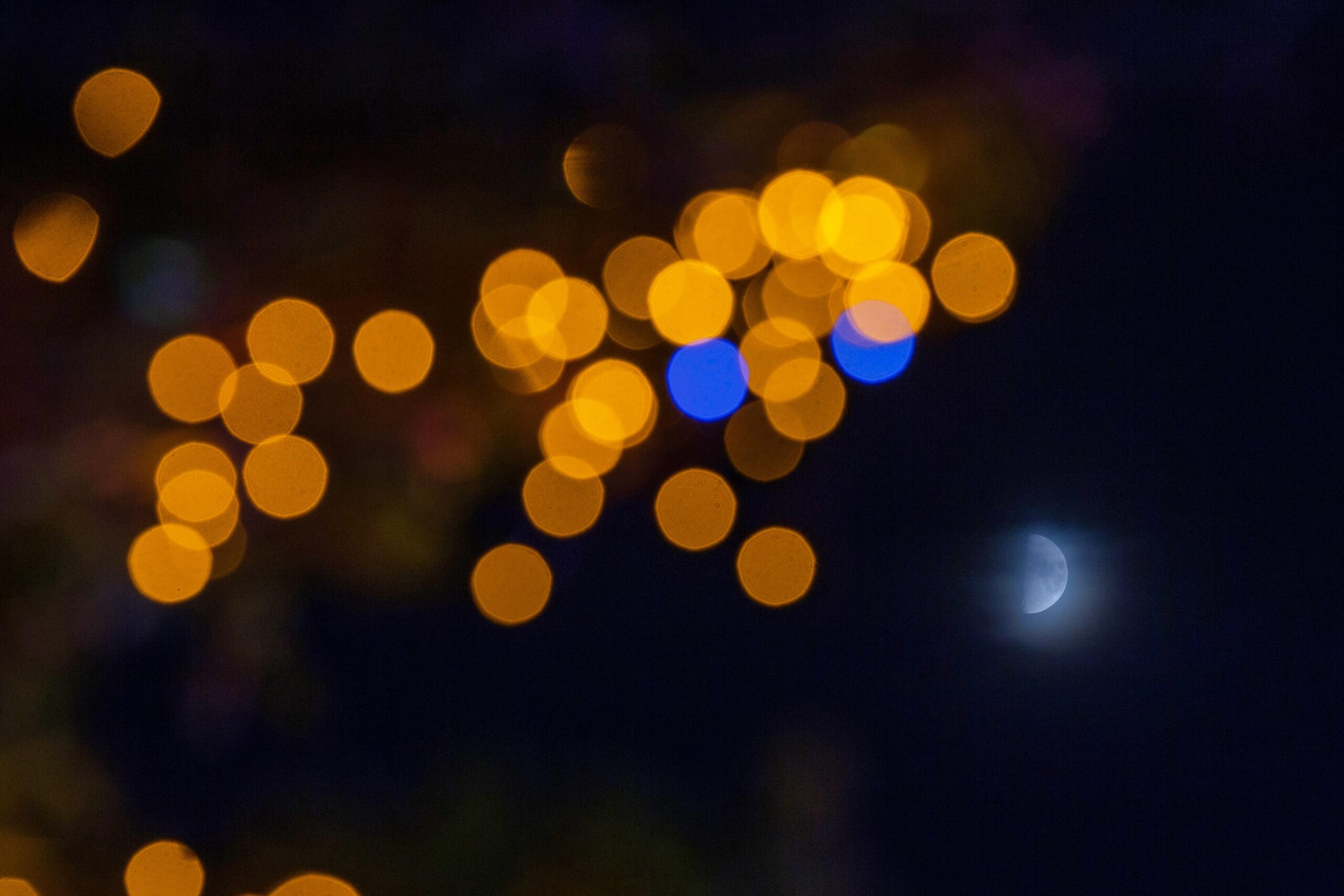 Harbin: The first quarter moon is seen in the sky in Harbin, northeast China's Heilongjiang Province, on Saturday, September 19, 2026. (Photo: Xinhua via IANS)