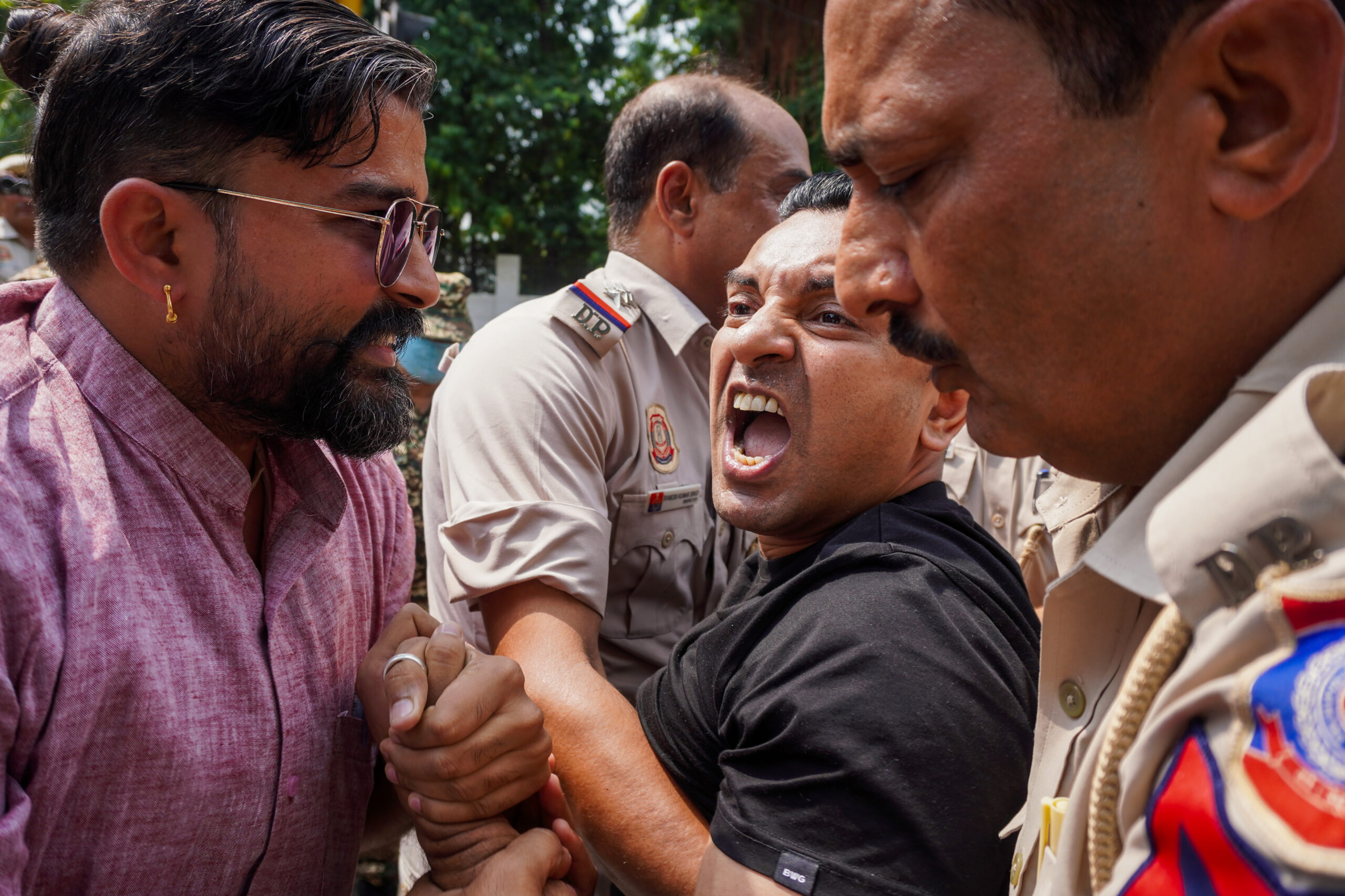 New Delhi: Tehseen Poonawalla detained during E20 fuel protest #Gallery New Delhi: Tehseen Poonawalla detained during E20 fuel protest #Gallery