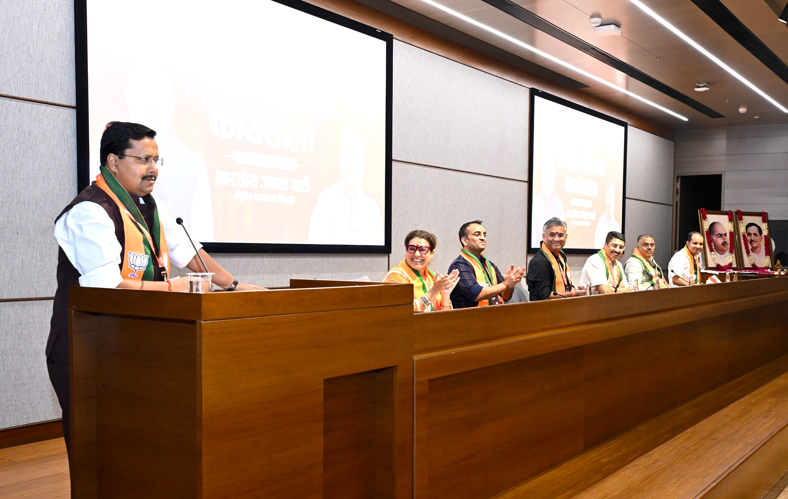 New Delhi: Nitin Nabin at BJP national social media workshop #Gallery New Delhi: Nitin Nabin at BJP national social media workshop #Gallery