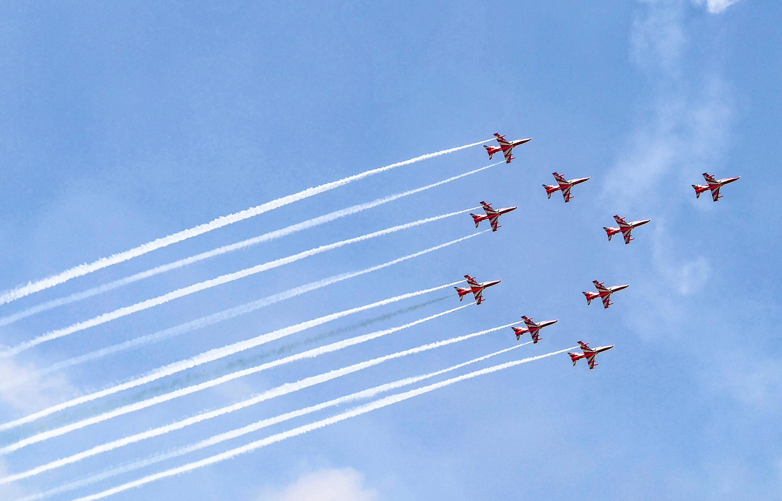 Meerut: Suryakiran aerobatic team show #Gallery Meerut: Suryakiran aerobatic team show #Gallery
