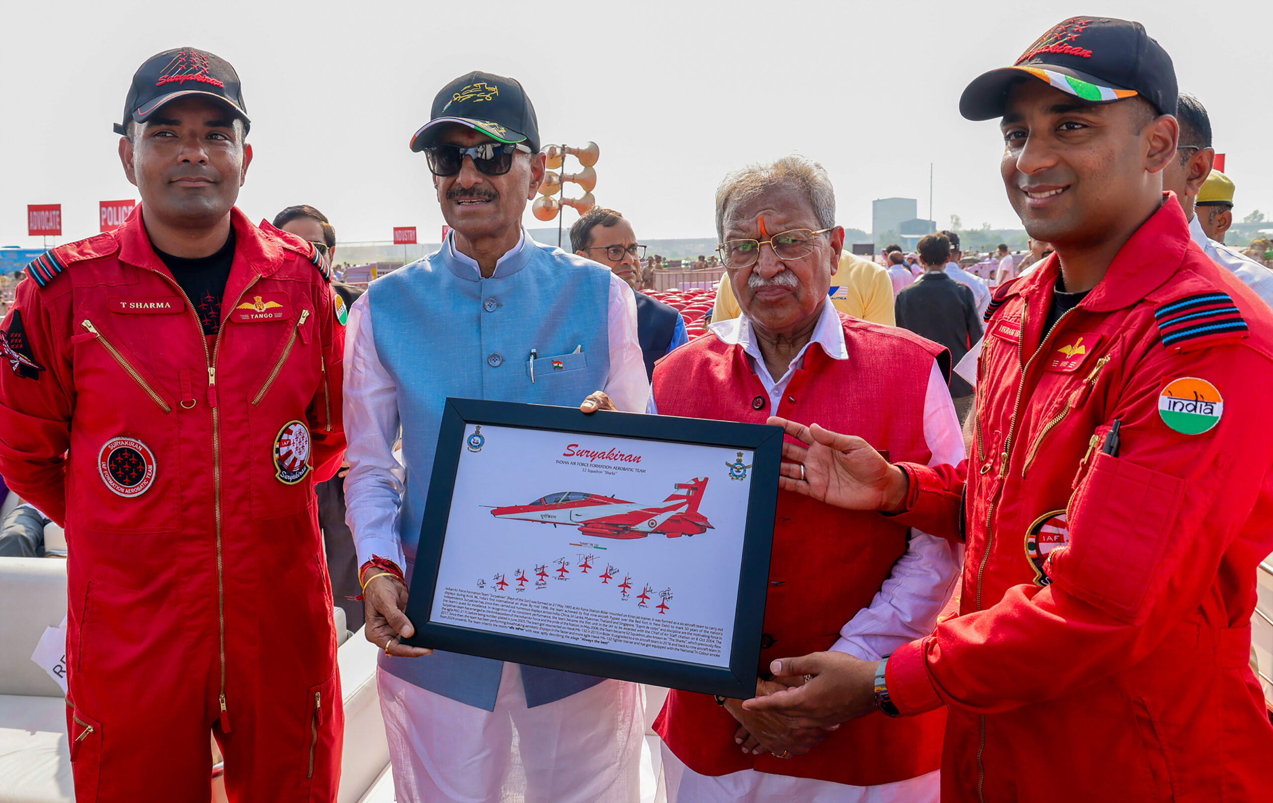Meerut: Suryakiran aerobatic team show #Gallery Meerut: Suryakiran aerobatic team show #Gallery
