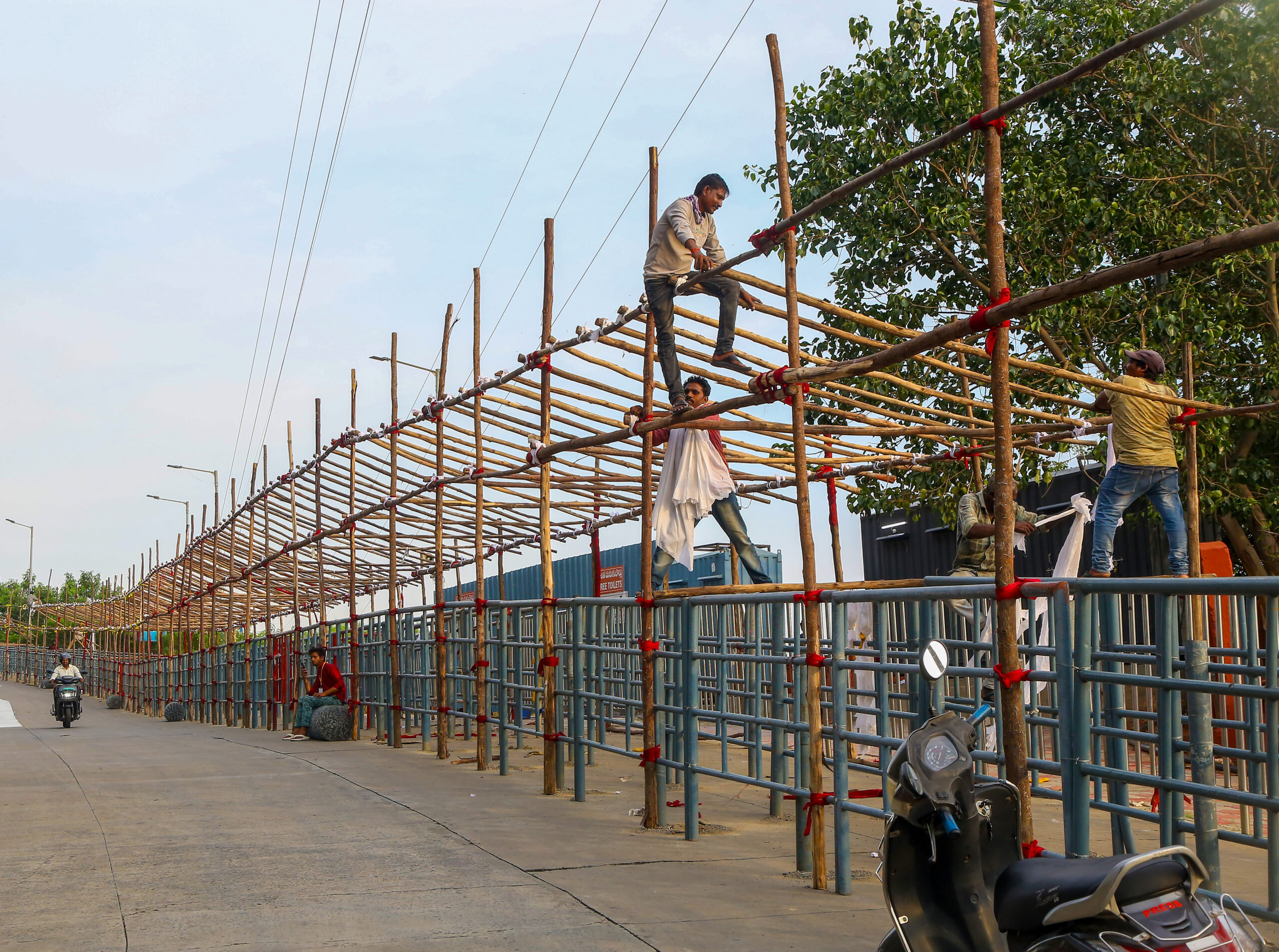Vijayawada: Dasara festival queue arrangements #Gallery Vijayawada: Dasara festival queue arrangements #Gallery