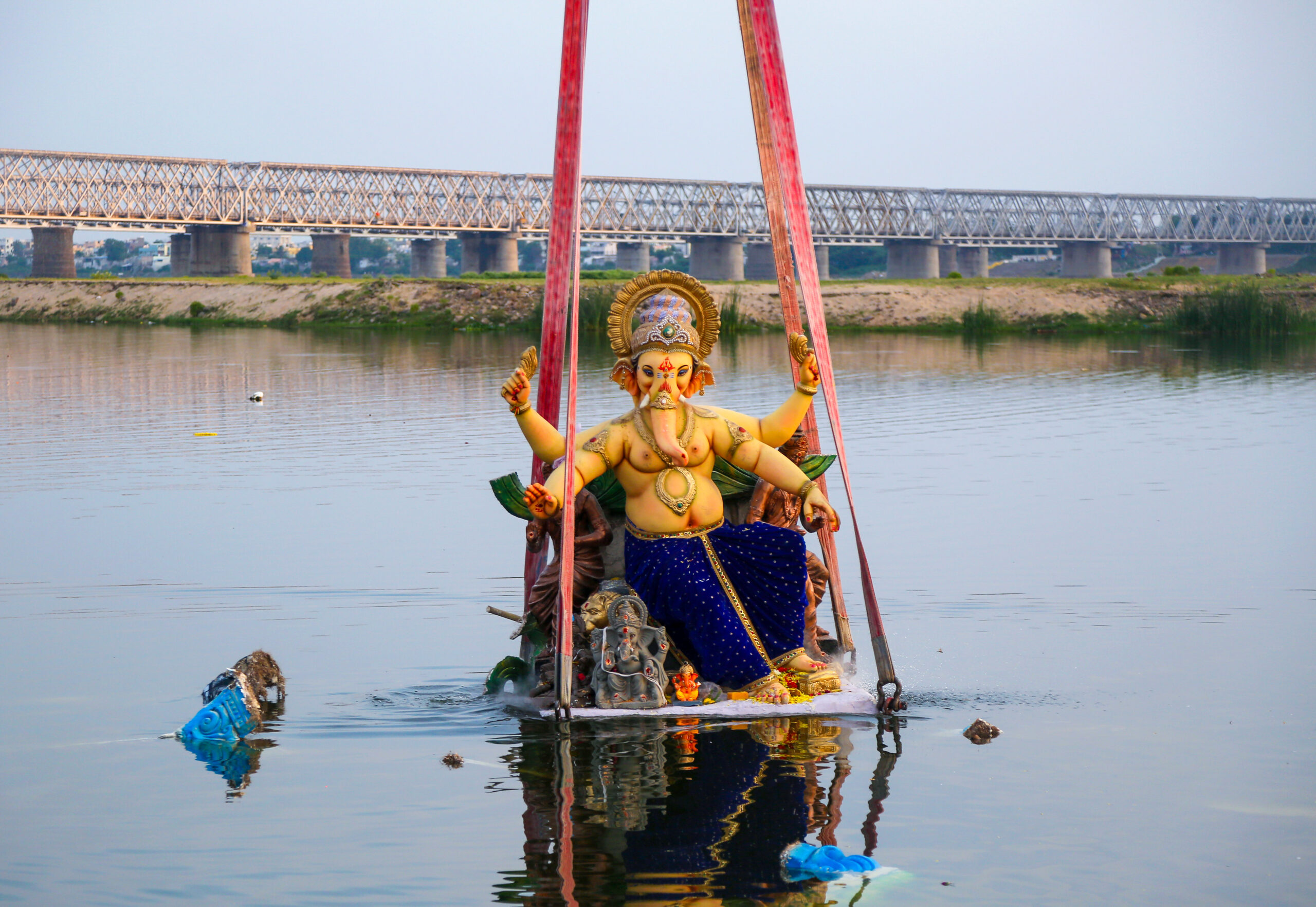 Vijayawada: Ganesh idol immersion #Gallery Vijayawada: Ganesh idol immersion #Gallery