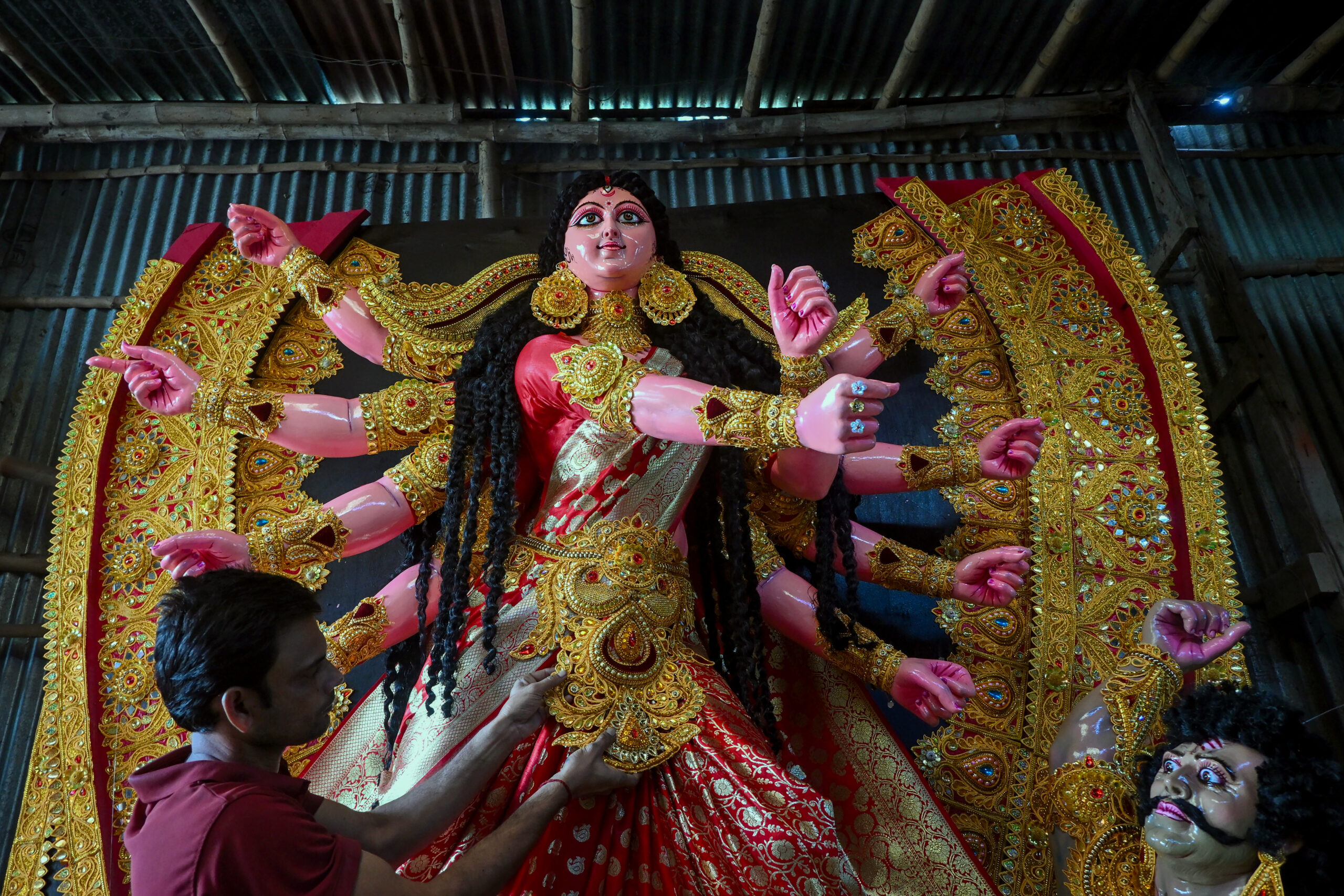 Krishnanagar: Durga Puja Preparations #Gallery Krishnanagar: Durga Puja Preparations #Gallery