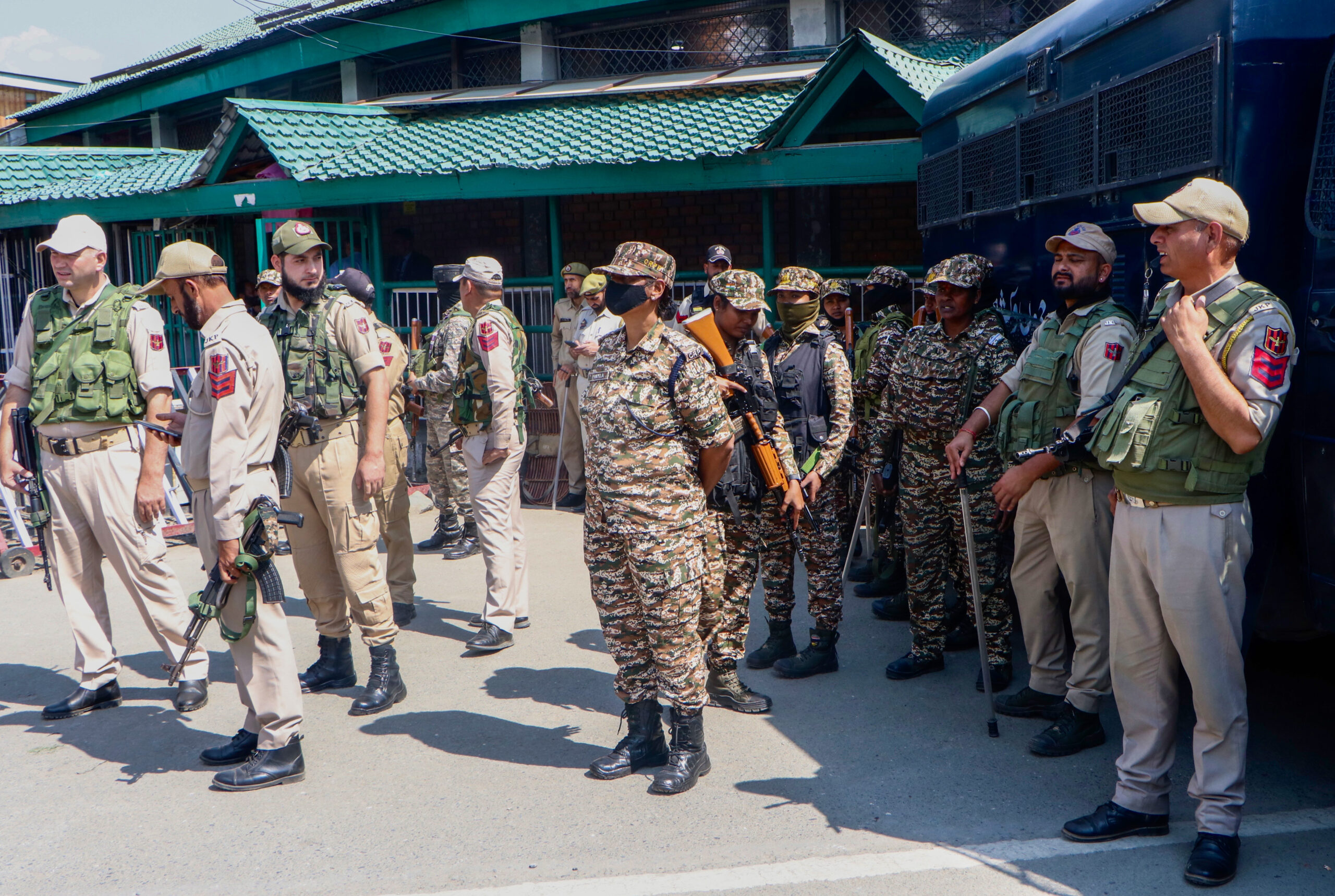 Srinagar: Security tightened ahead of J&K Assembly Session #Gallery Srinagar: Security tightened ahead of J&K Assembly Session #Gallery