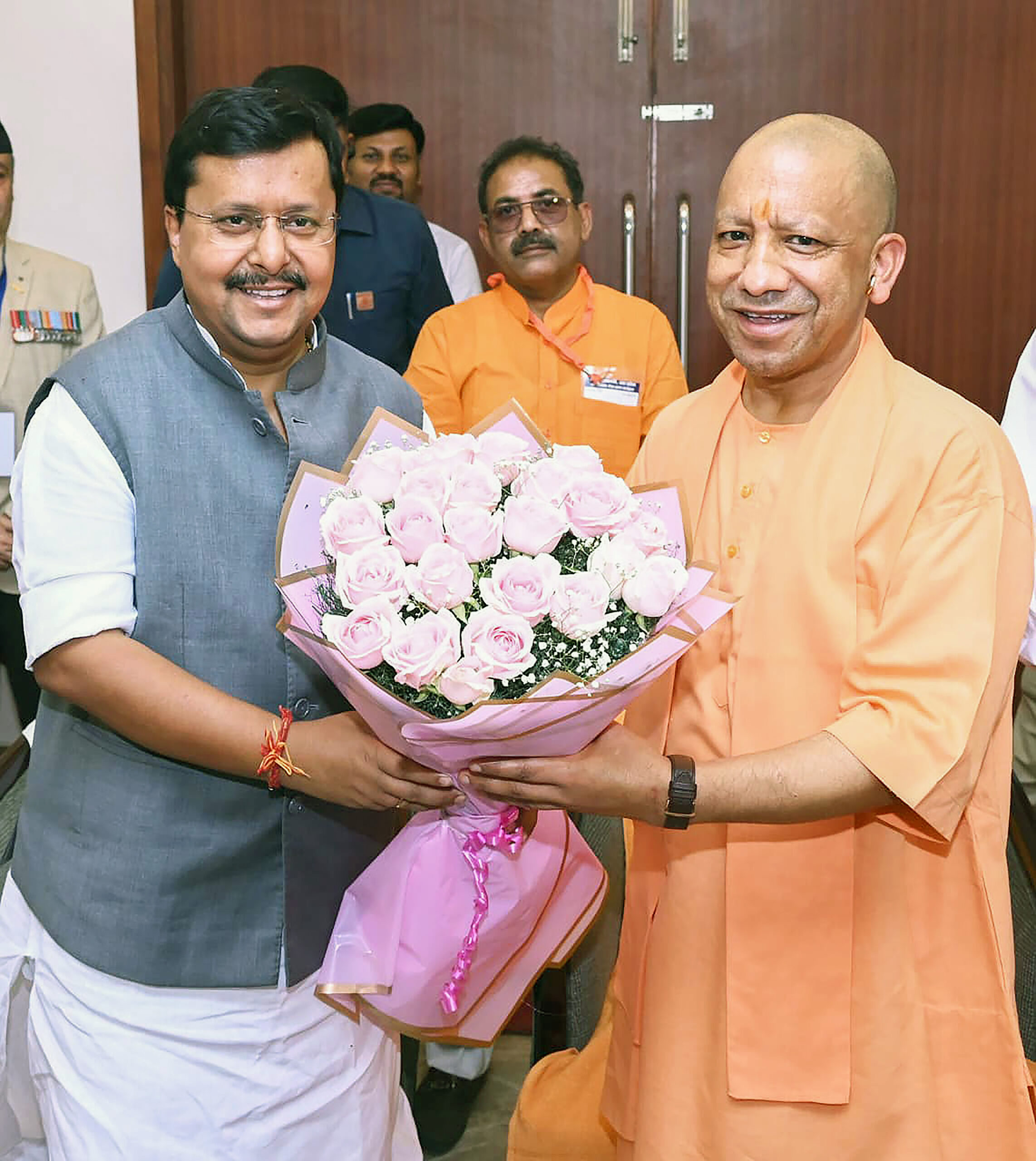 Meerut: Yogi Adityanath with Nitin Nabin in Uttar Pradesh #Gallery Meerut: Yogi Adityanath with Nitin Nabin in Uttar Pradesh #Gallery