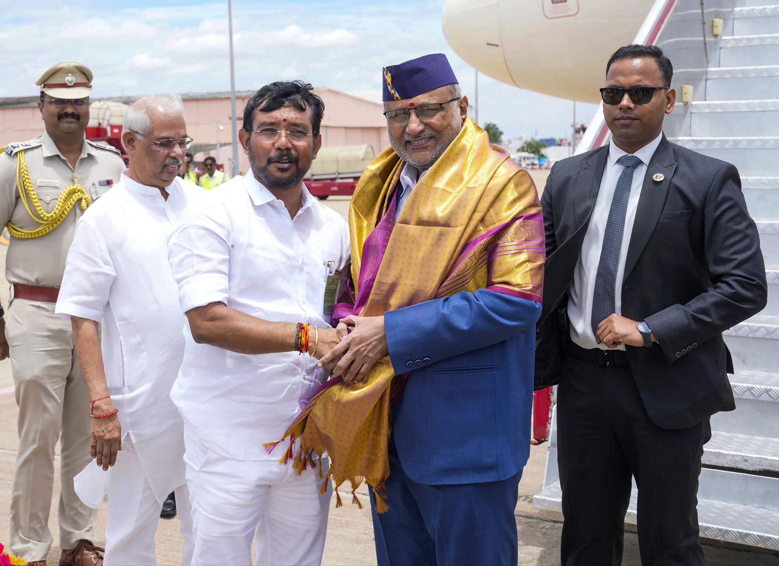 Coimbatore: Vice President C. P. Radhakrishnan Arrives in Tamil Nadu - #Gallery Coimbatore: Vice President C. P. Radhakrishnan Arrives in Tamil Nadu - #Gallery