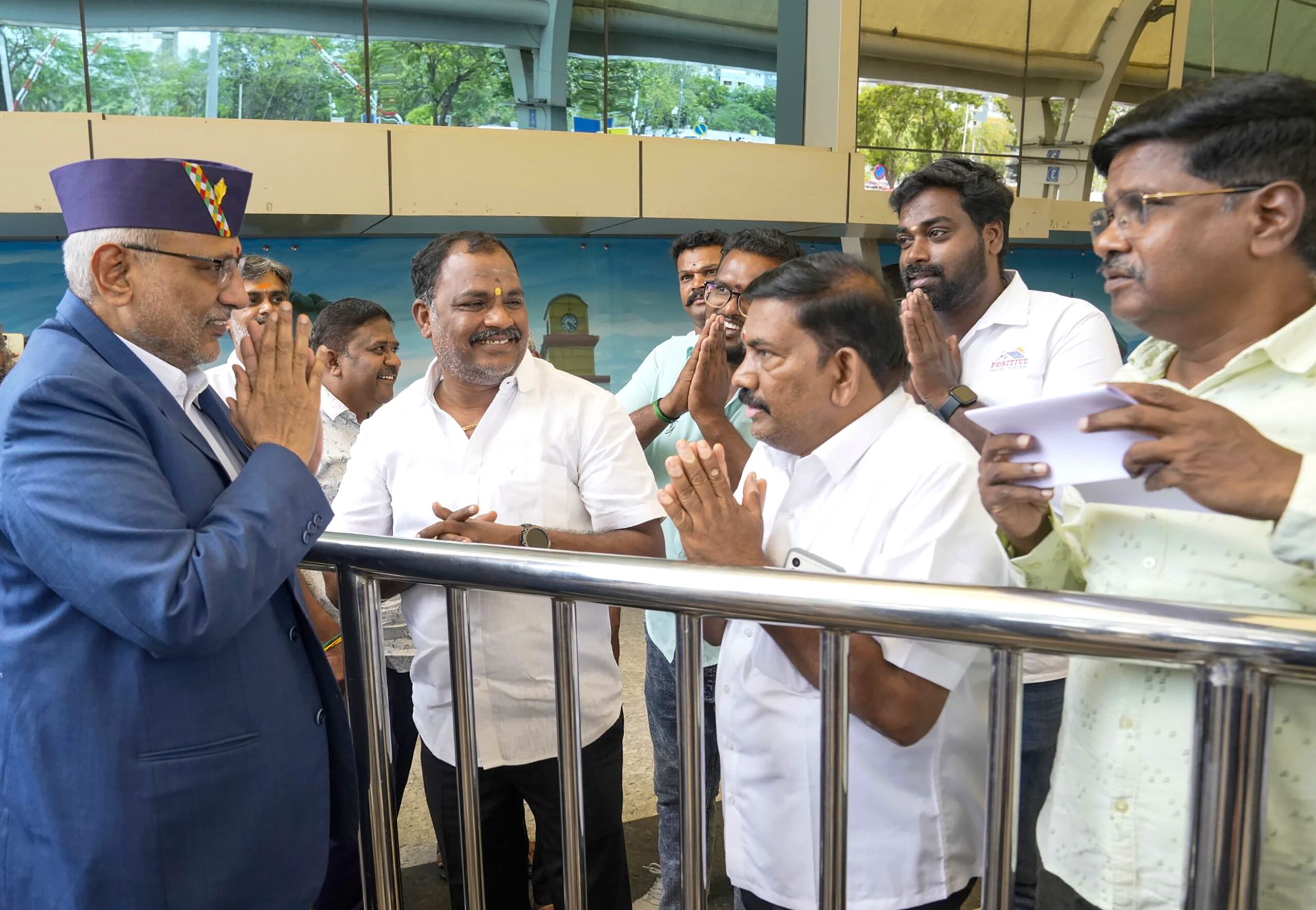 Coimbatore: Vice President C. P. Radhakrishnan Arrives in Tamil Nadu - #Gallery Coimbatore: Vice President C. P. Radhakrishnan Arrives in Tamil Nadu - #Gallery