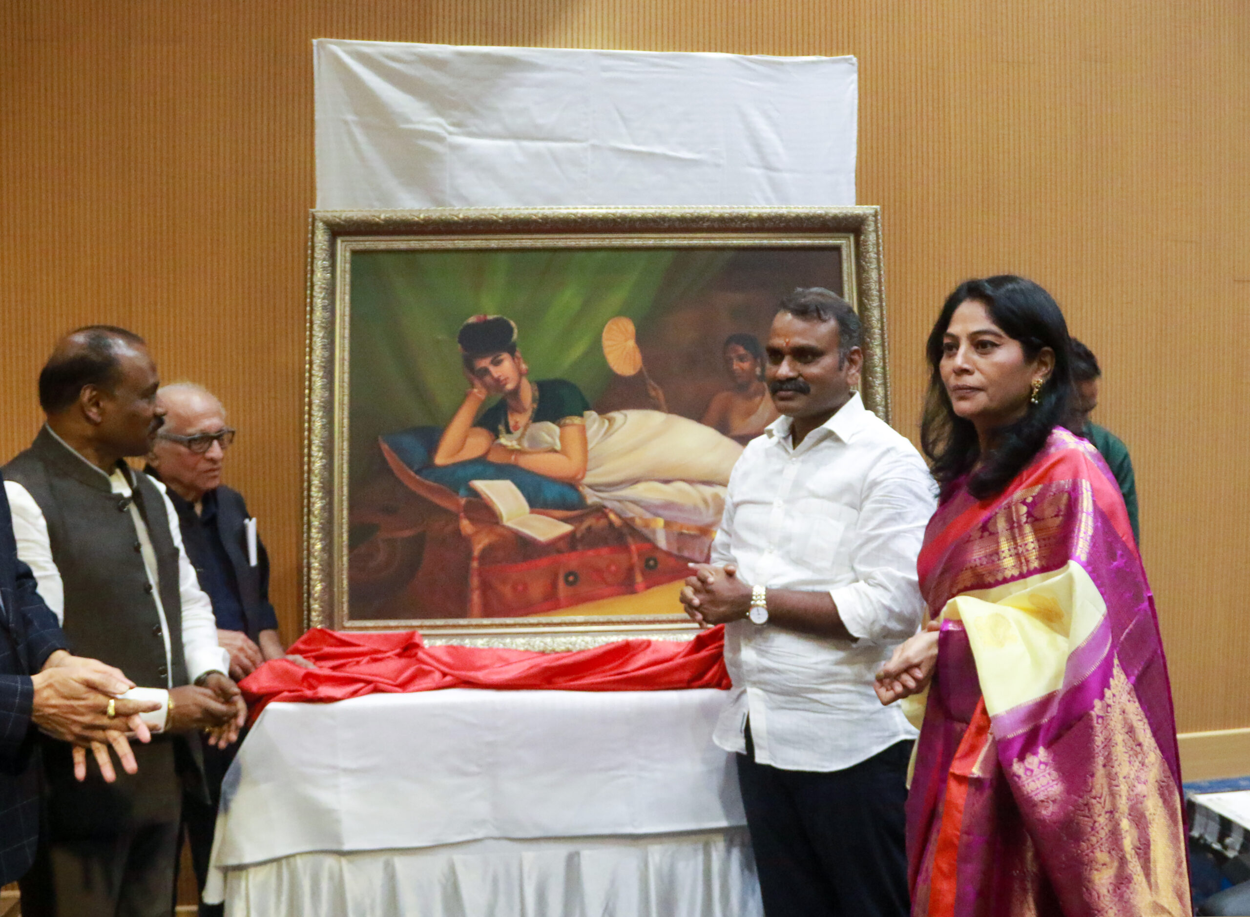 New Delhi: Rare Raja Ravi Varma Painting Unveiled at Chitranjali 2026 #Gallery New Delhi: Rare Raja Ravi Varma Painting Unveiled at Chitranjali 2026 #Gallery