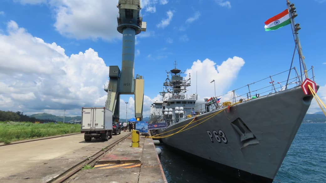 Indian Naval ships arrive in Philippines for ASEAN Defence Ministers' meet-plus maritime activity Indian Naval ships arrive in Philippines for ASEAN Defence Ministers' meet-plus maritime activity