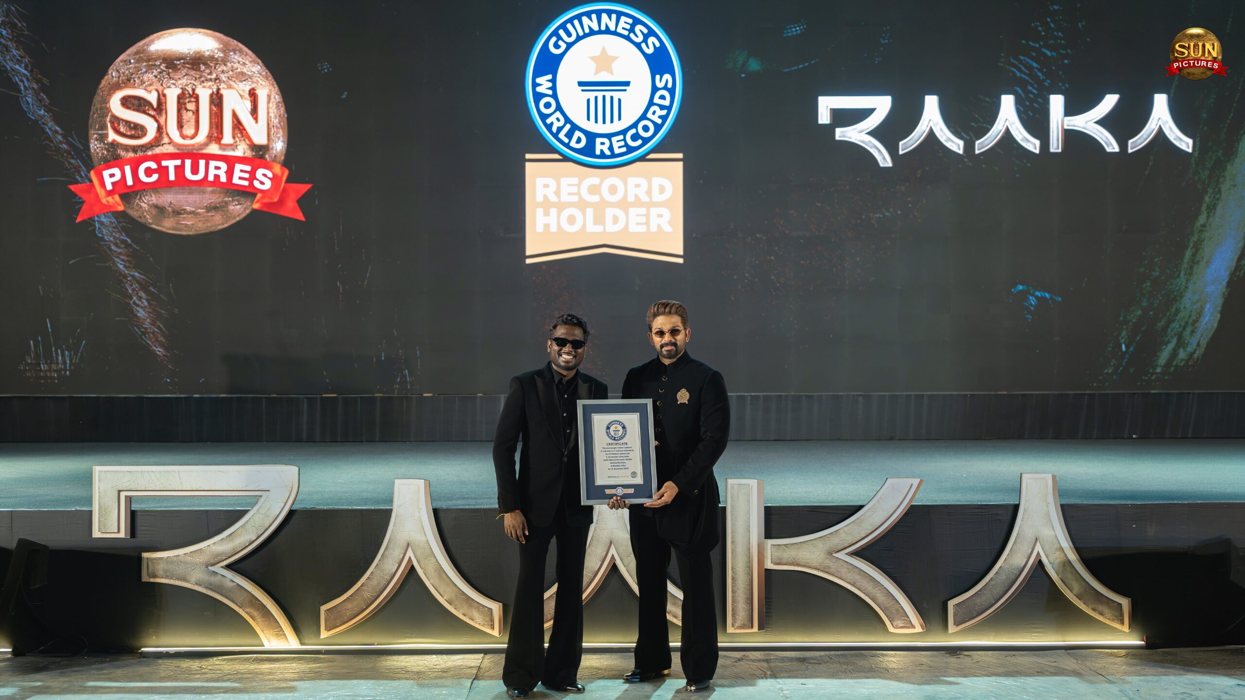 Allu Arjun-starrer 'Raaka' sets World record! ; enters Guinness Book for 'Most People Motion-Captured in Real-Time”