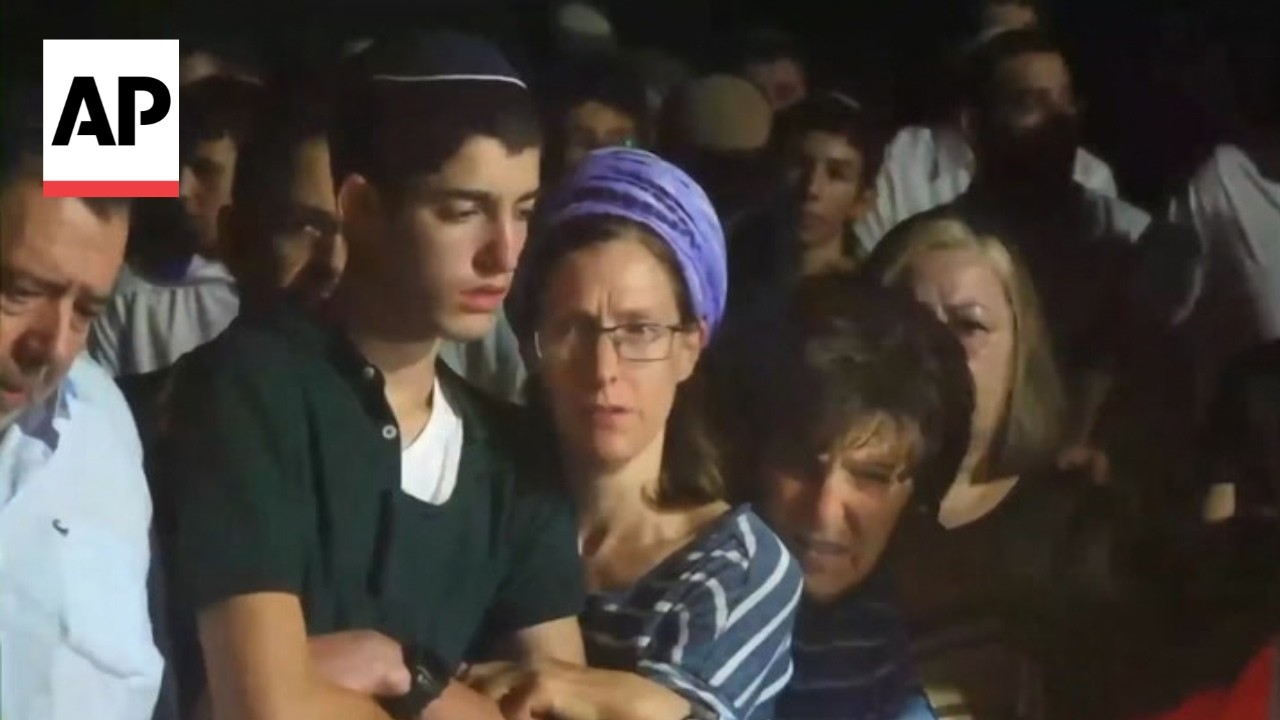 Israeli killed in West Bank shooting buried after midnight (Video)