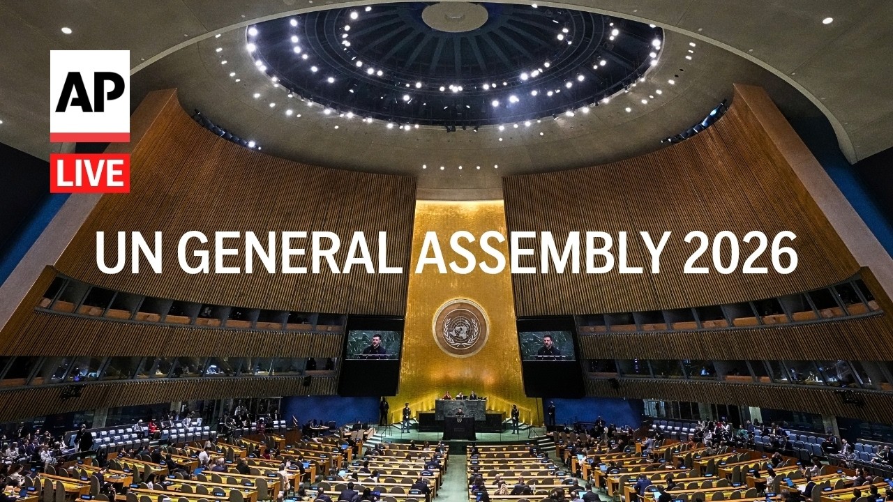 LIVE: UN General Assembly 2026 Day 1 speeches by world leaders (Video)
