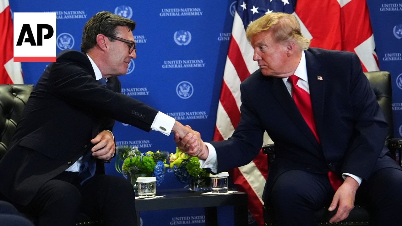 Trump praises Andy Burnham but slams UK deal on the Indian Ocean islands (Video)