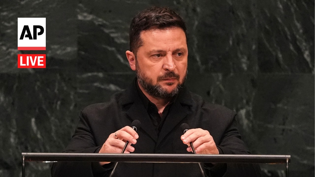 LIVE: Zelenskyy speech at UN General Assembly 2026 (full) (Video)