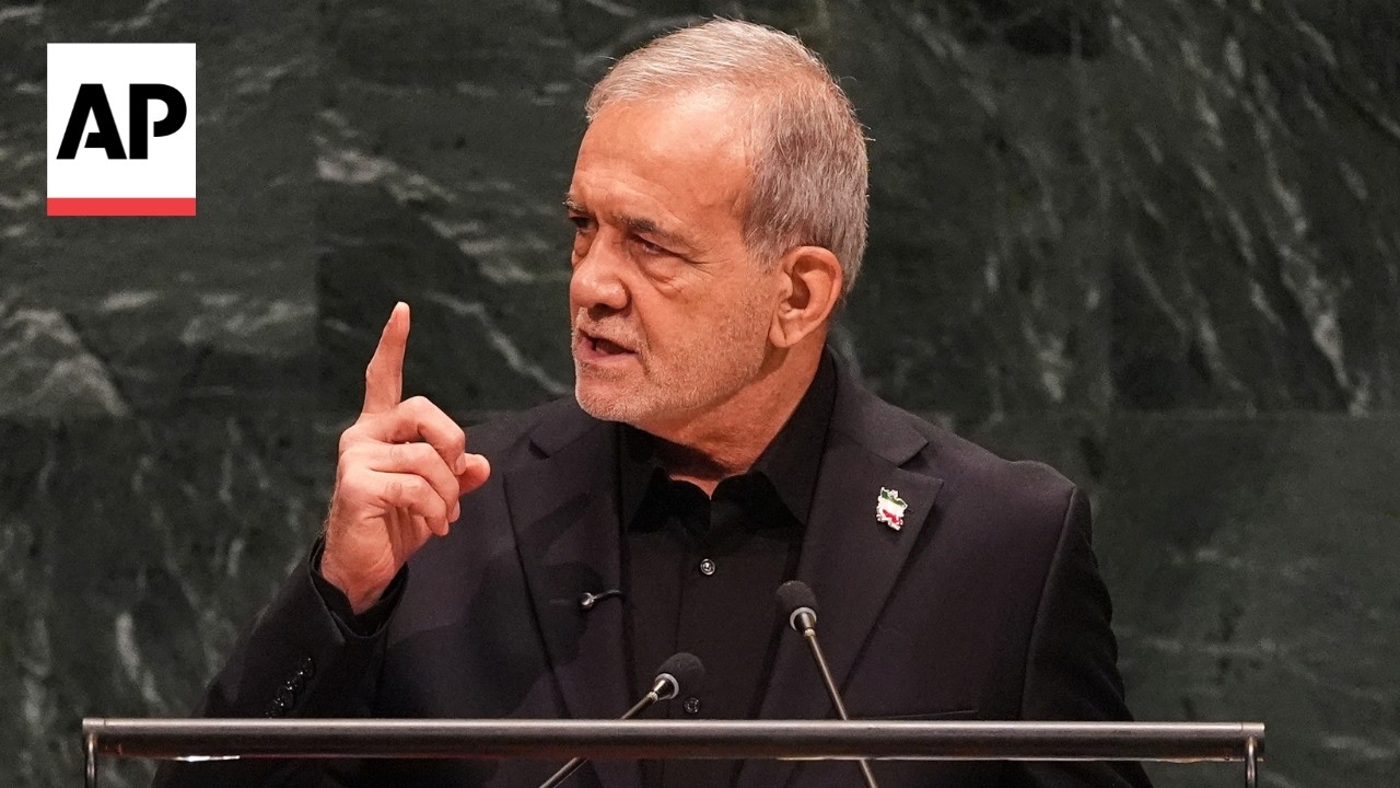 Iran's president delivers a defiant speech at the UN General Assembly (Video)