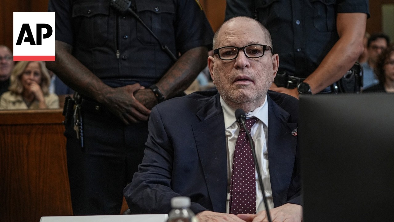 Harvey Weinstein is sentenced to 15 years in prison for 2006 sex crime in New York (Video)