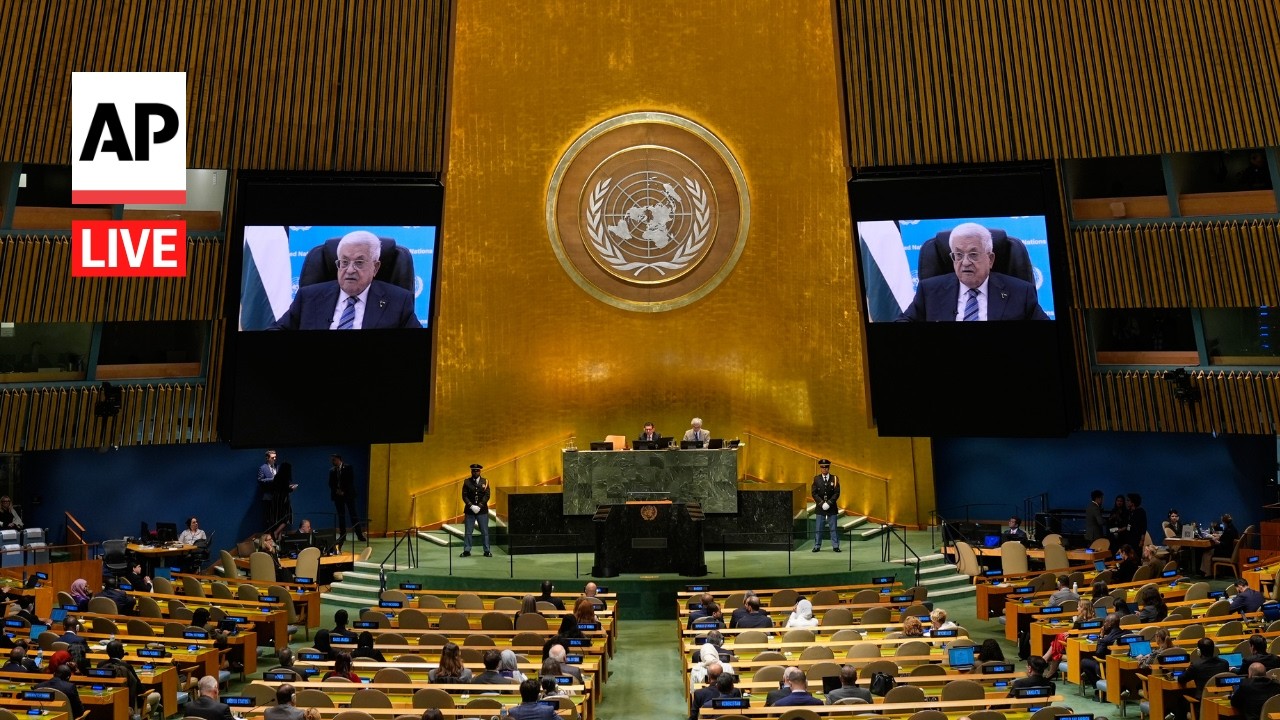 LIVE: Palestinian President Mahmoud Abbas at UN General Assembly 2026 (Full speech) (Video)
