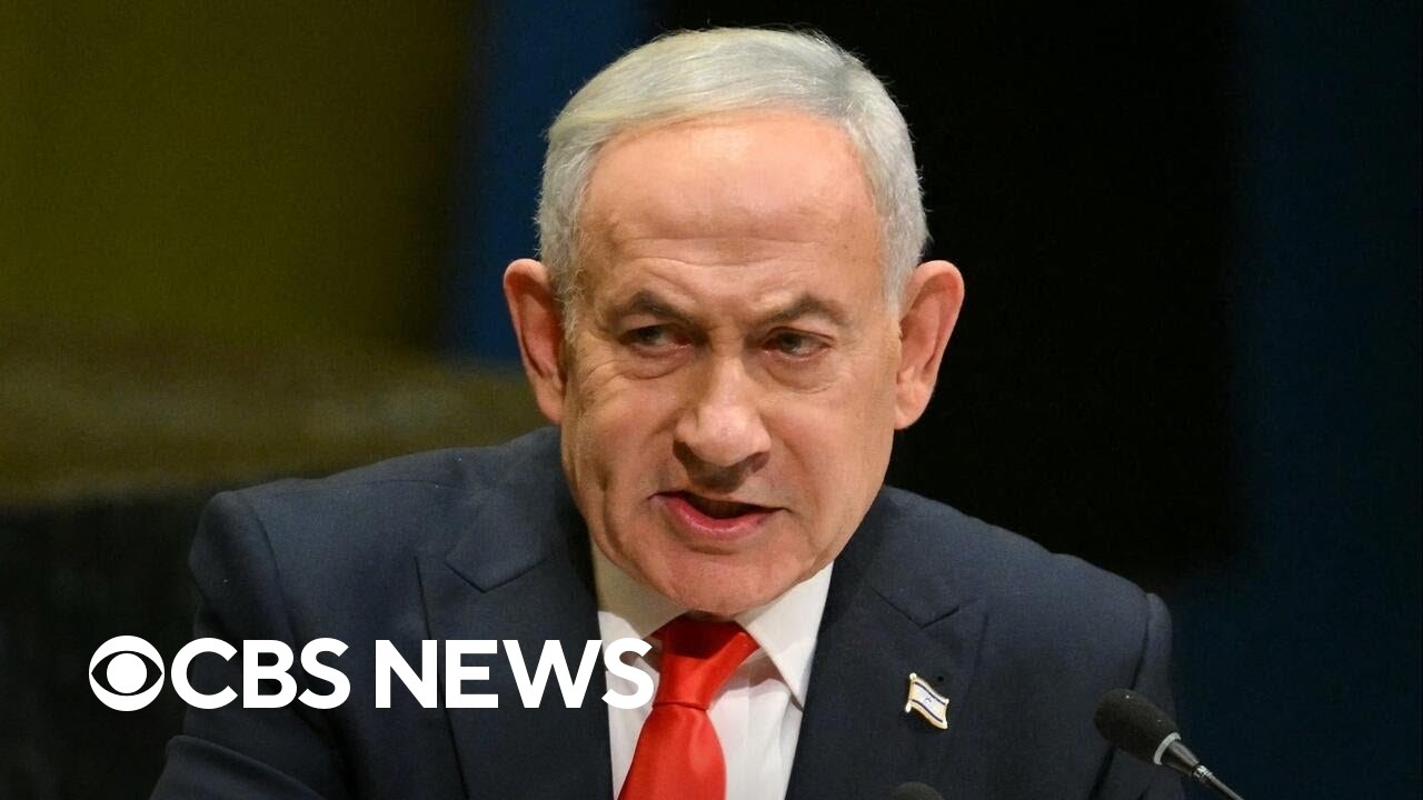 Netanyahu defends Israel in U.N. speech after several diplomats walk out (Video)