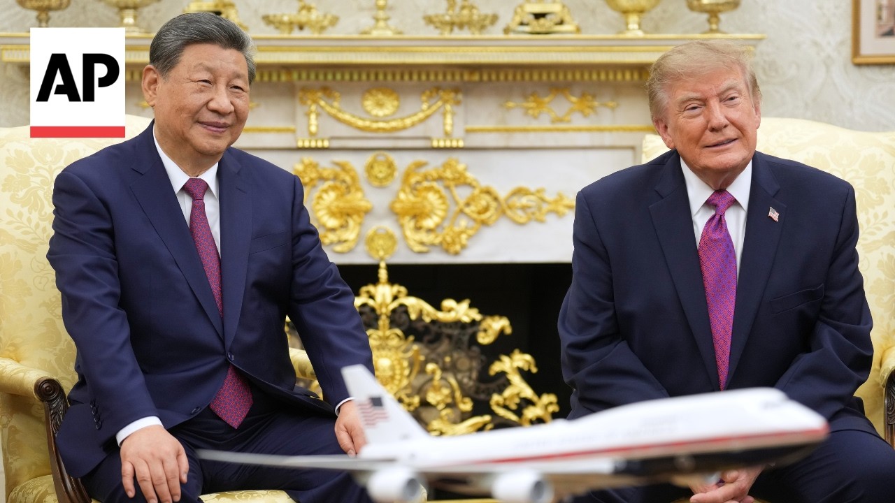 AP reporter describes Oval Office meeting between Xi Jinping and Trump (Video)