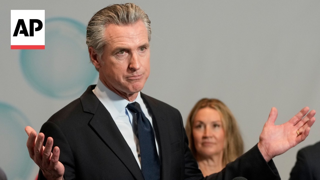 Newsom accuses Trump of abdicating his responsibilities on climate change (Video)