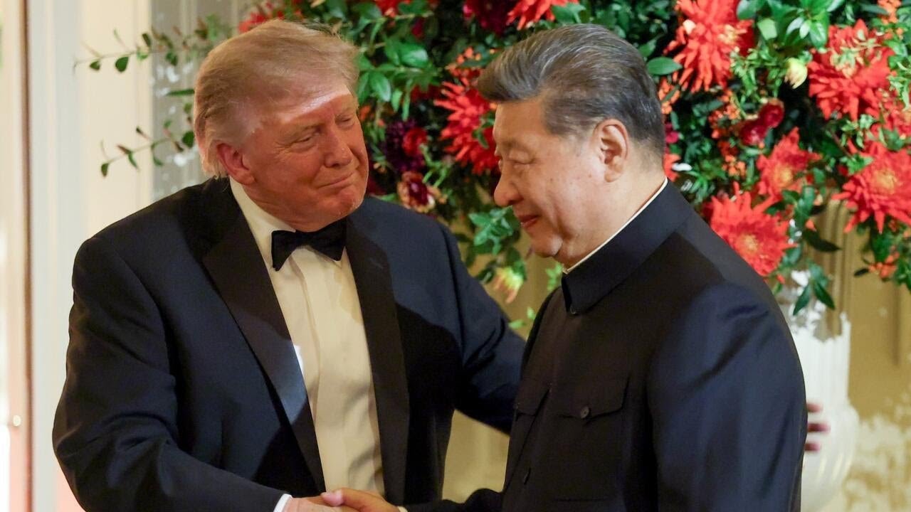 Trump highlights friendship with Xi during state visit, puzzling some Republicans (Video)