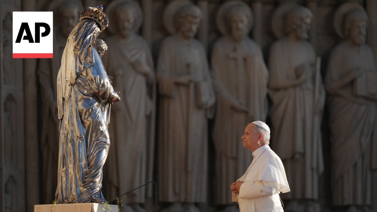Pope Leo XIV becomes the first pontiff to celebrate in Notre Dame since 2019 fire (Video)