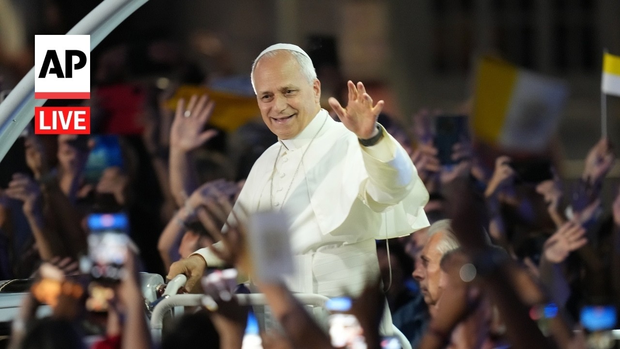 LIVE: Pope Leo XIV celebrates Mass in Lourdes during France visit (Video)