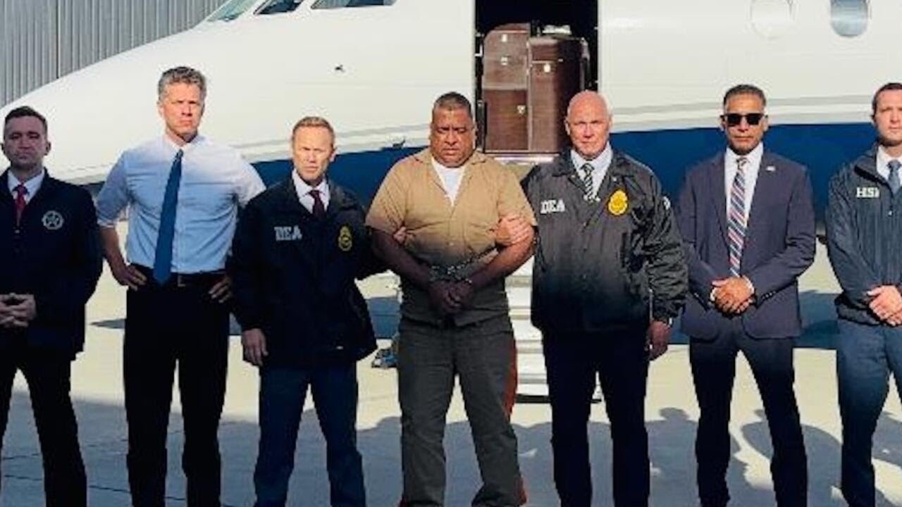 Alleged drug lord dubbed "The Spider" extradited from Colombia to California (Video)