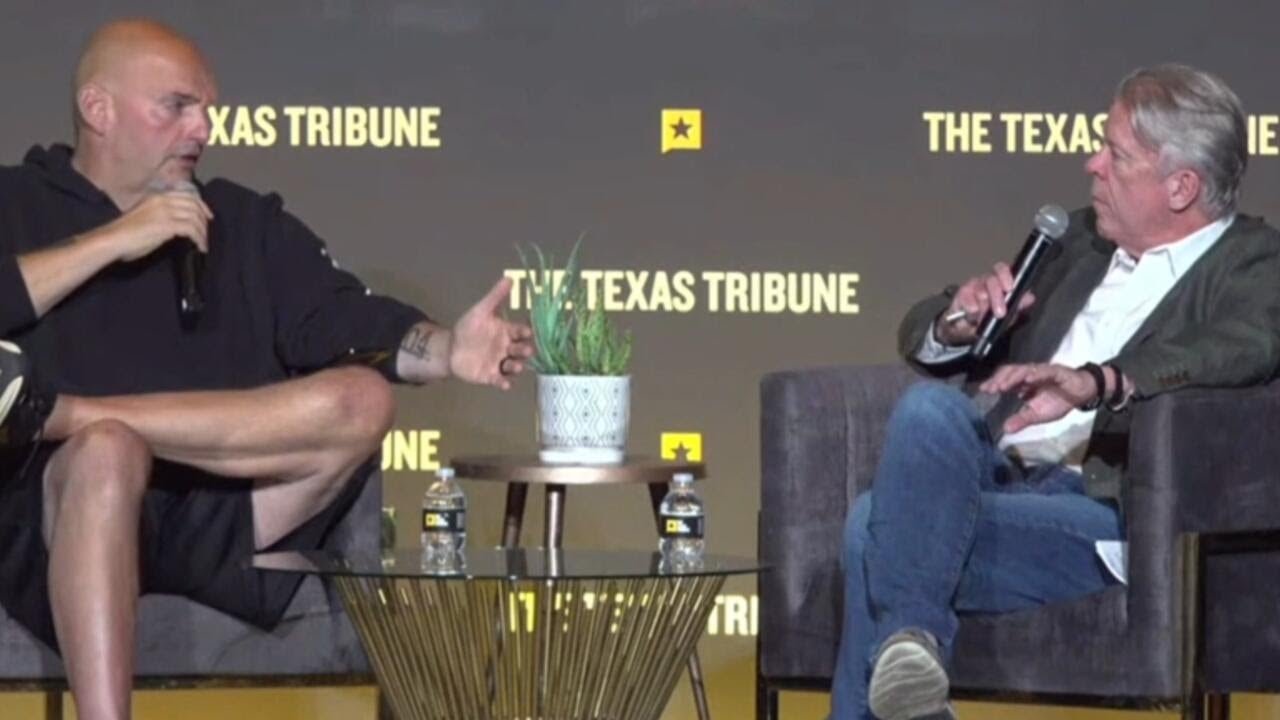 Fetterman says he doesn't have a reason to leave Democratic Party (Video)