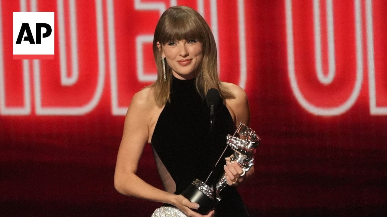 Taylor Swift becomes most-awarded artist in MTV VMAs history (Video)