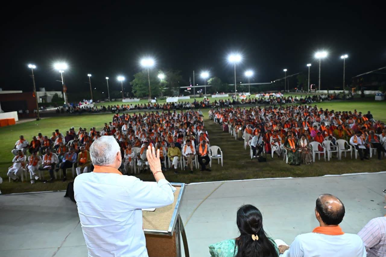 Gandhinagar civic polls: BJP leaders stress direct voter outreach, booth-level coordination